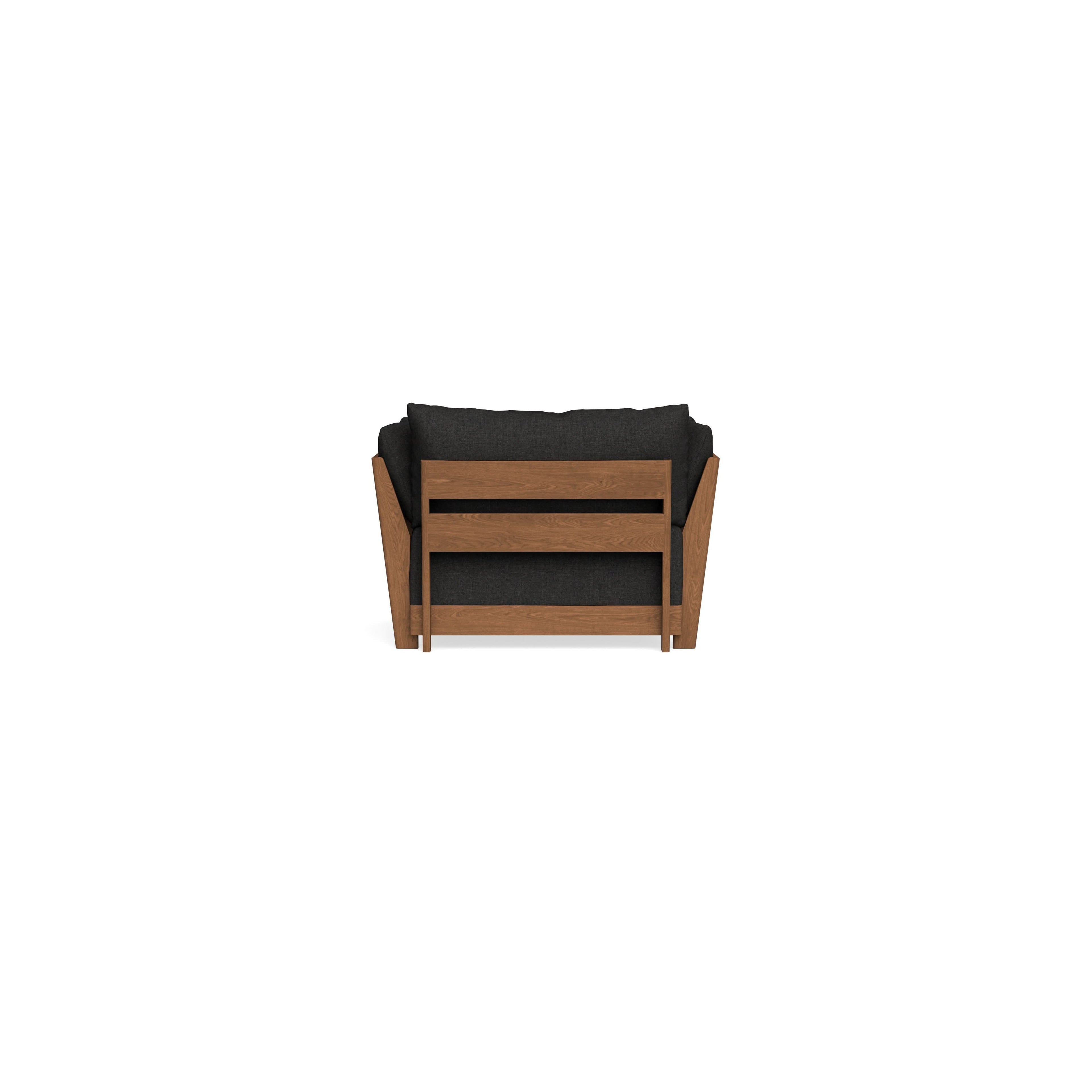 Modular Bondi Espresso Armchair in Peppercorn | Classic Blend