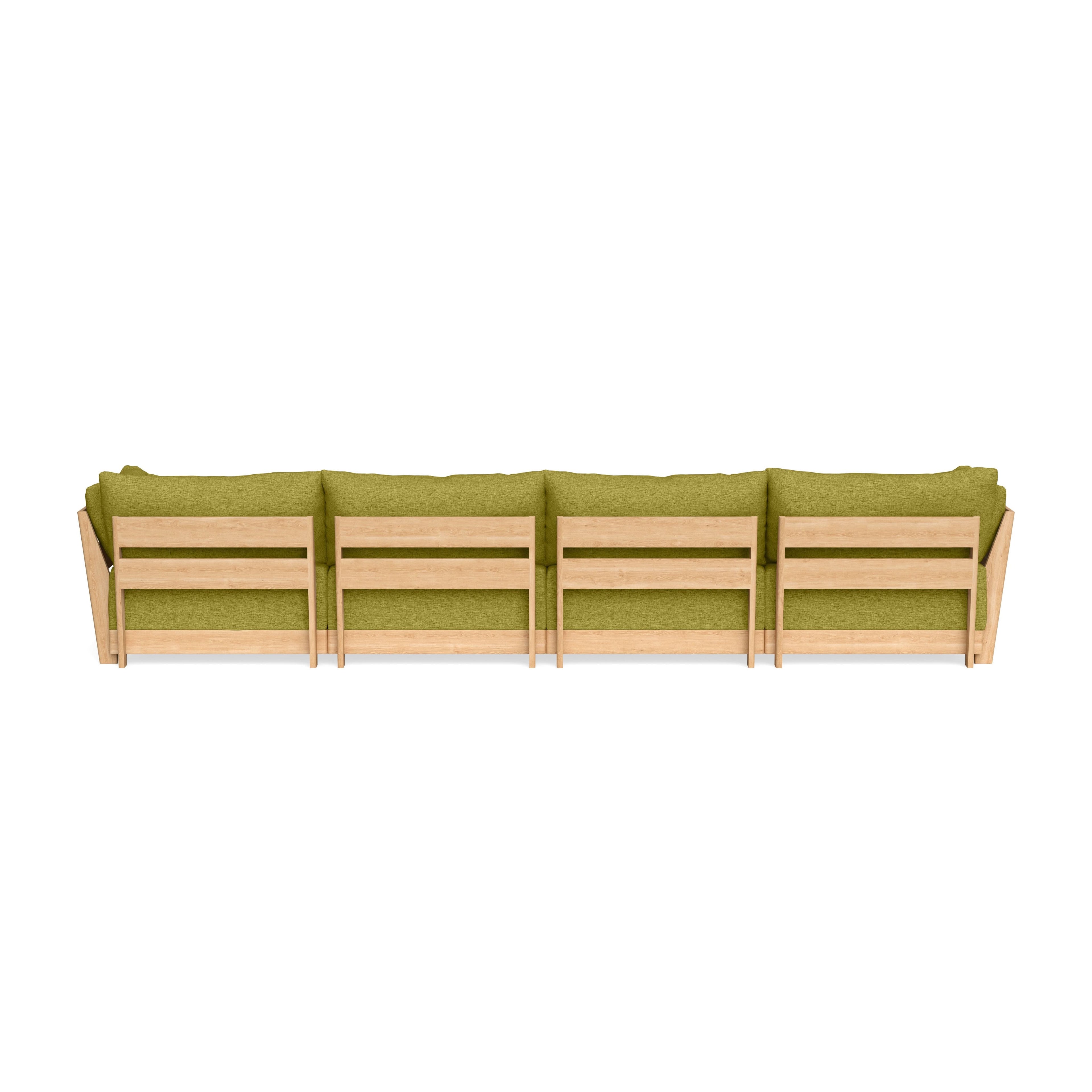 Slipcover Only - Modular Bondi 4-Seater Sectional in Avocado