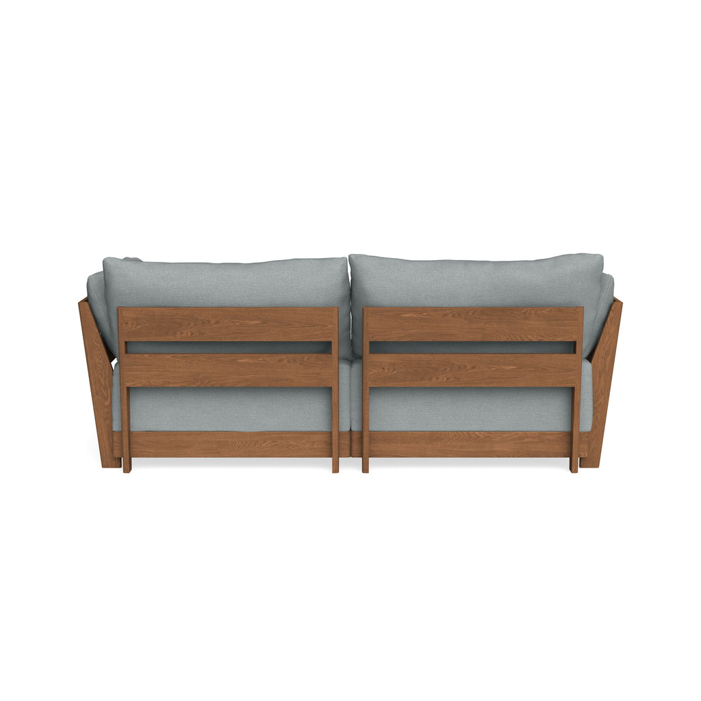 Modular Bondi Espresso 2-Seater Sofa in Light Steel | Classic Blend