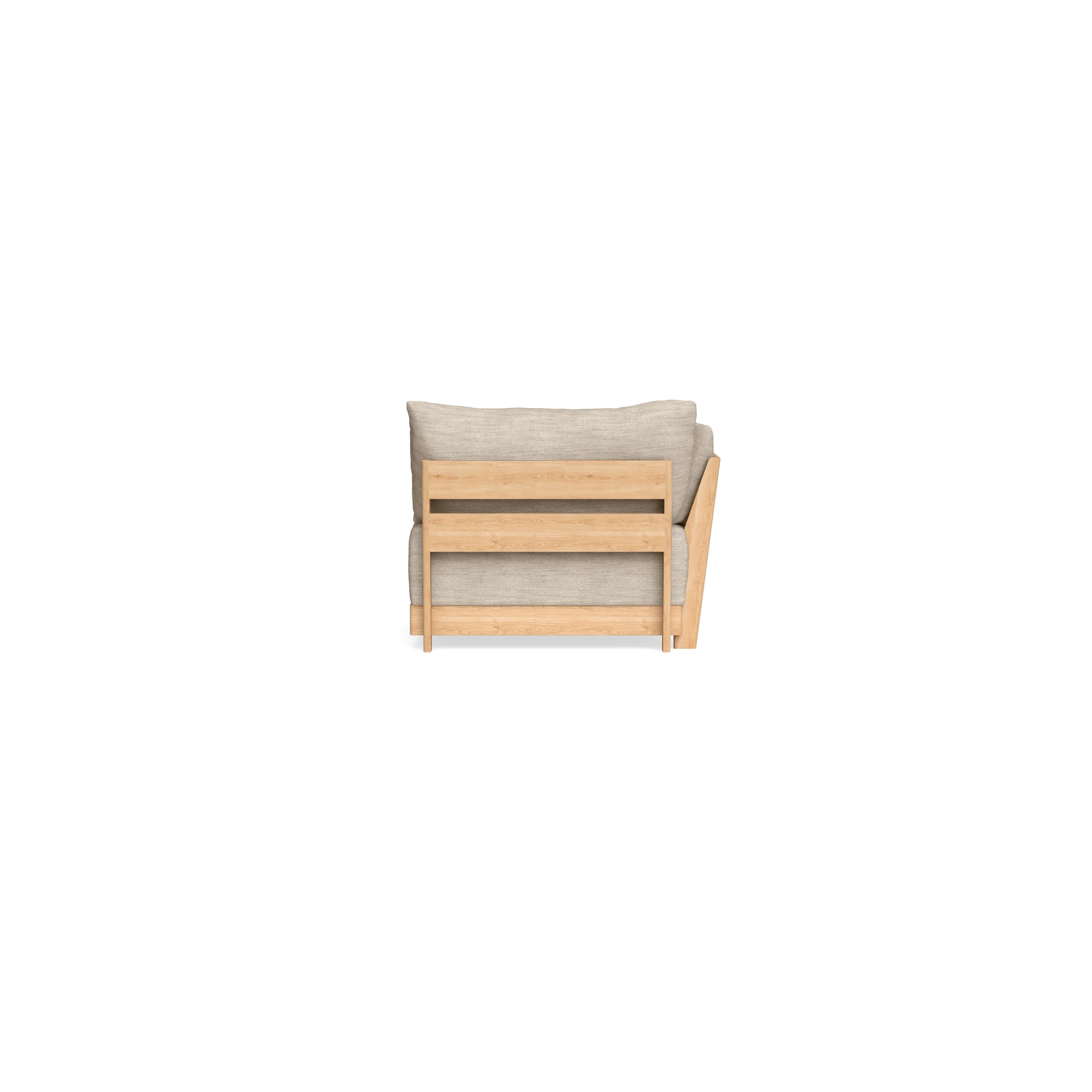 Modular Bondi Latte End Chair in Wheat | Classic Blend