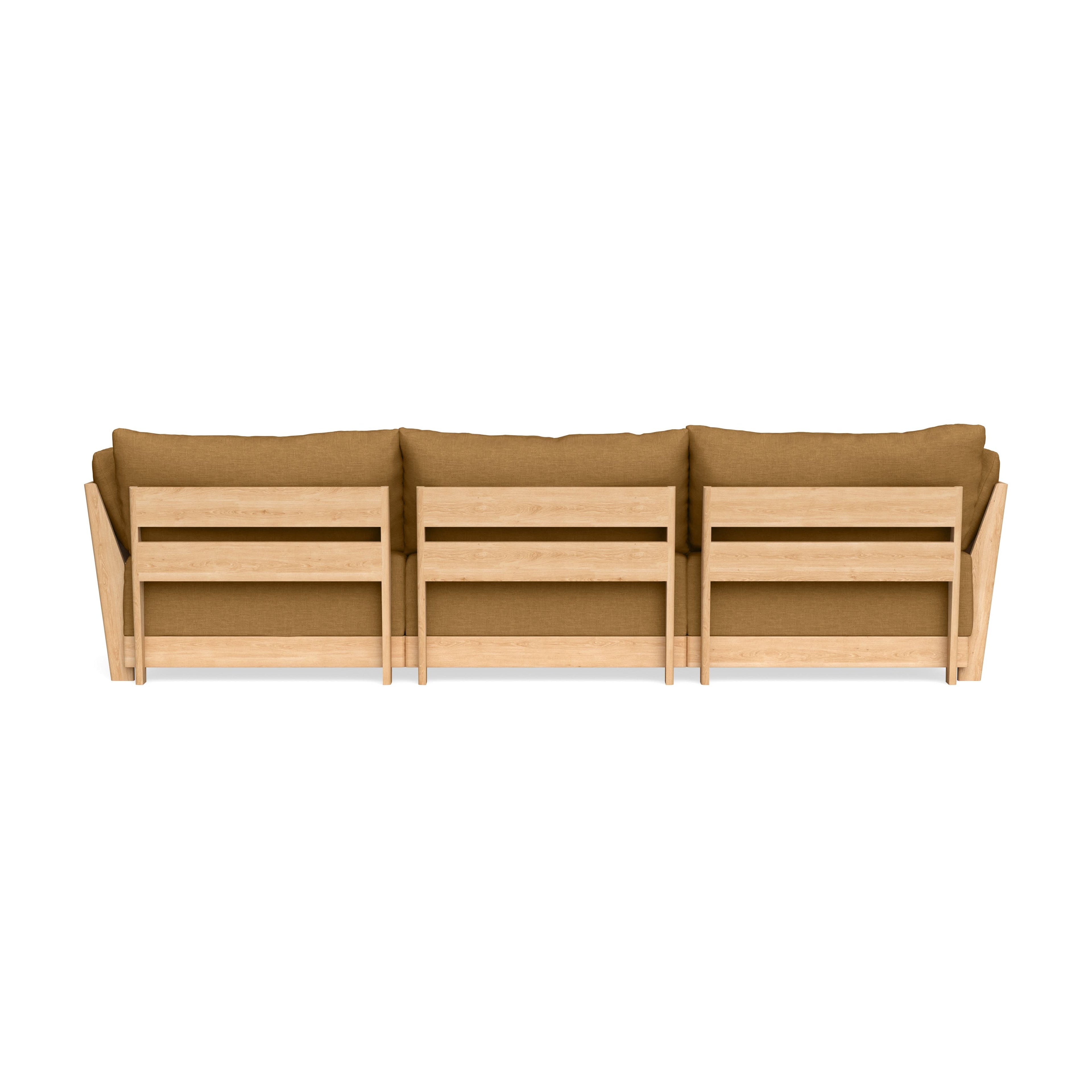 Modular Bondi Latte 3-Seater Sectional in Dijon | Classic Blend