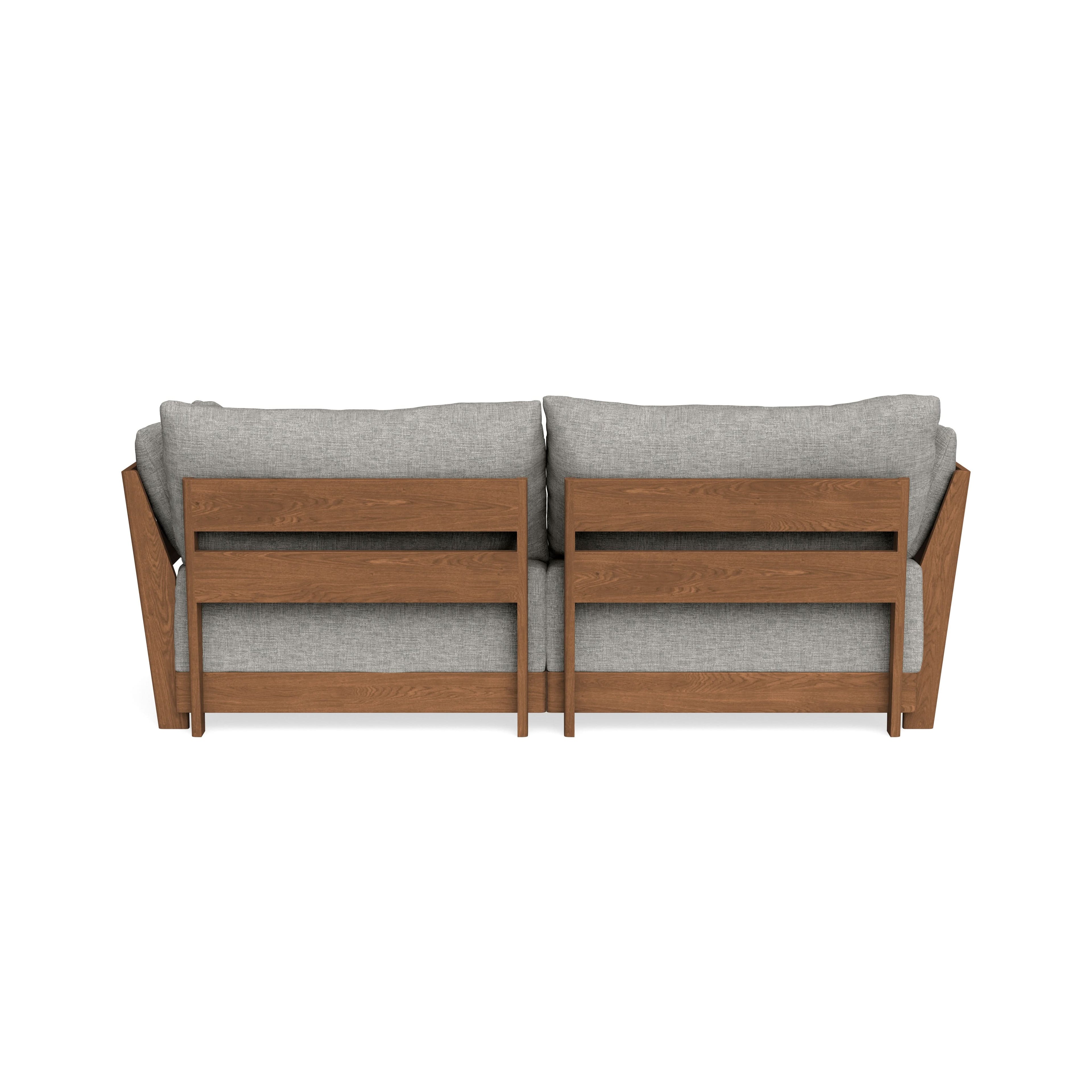 Modular Bondi Espresso 2-Seater Sofa in Fog | Classic Blend