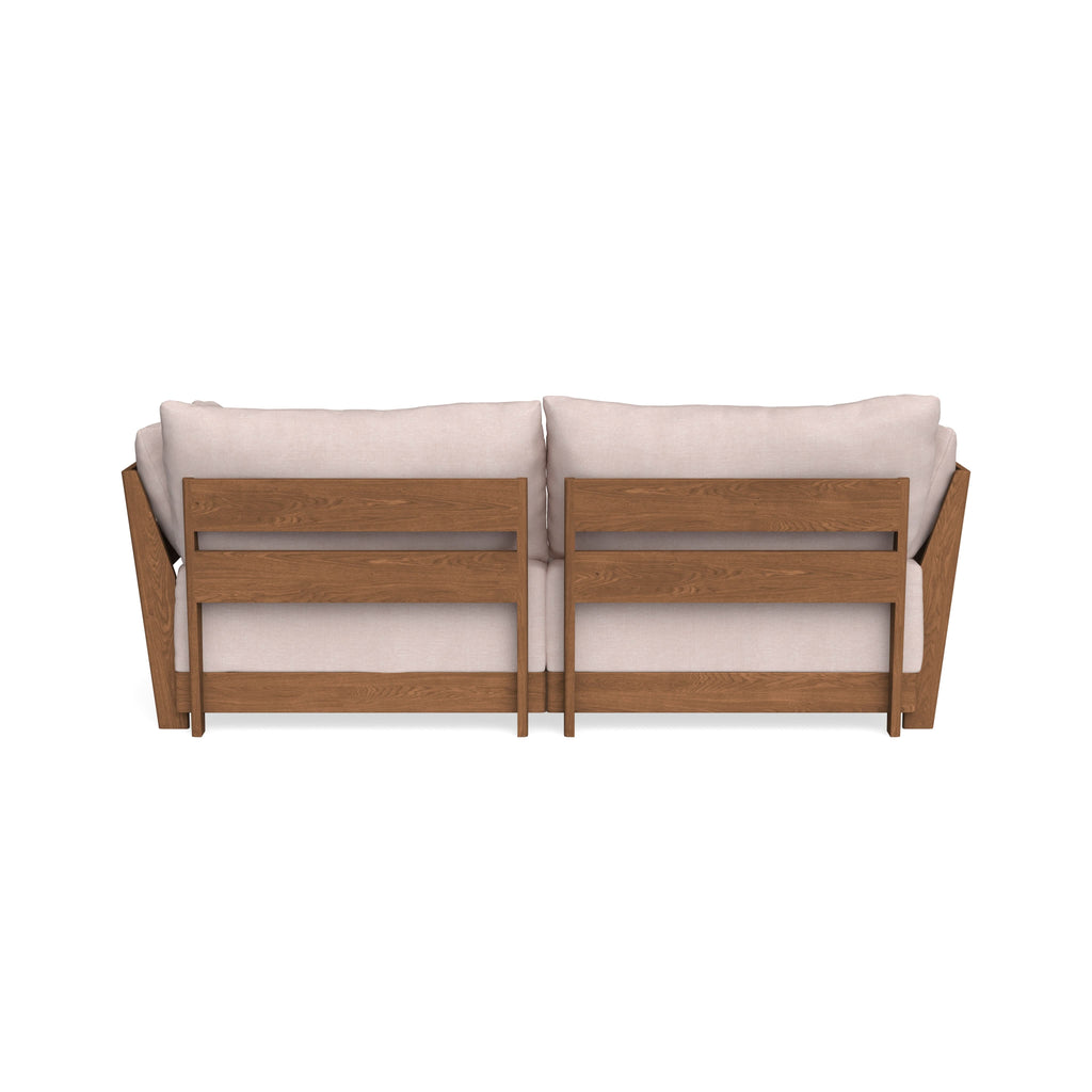 Modular Bondi Espresso 2-Seater Sofa in Blush | Classic Blend