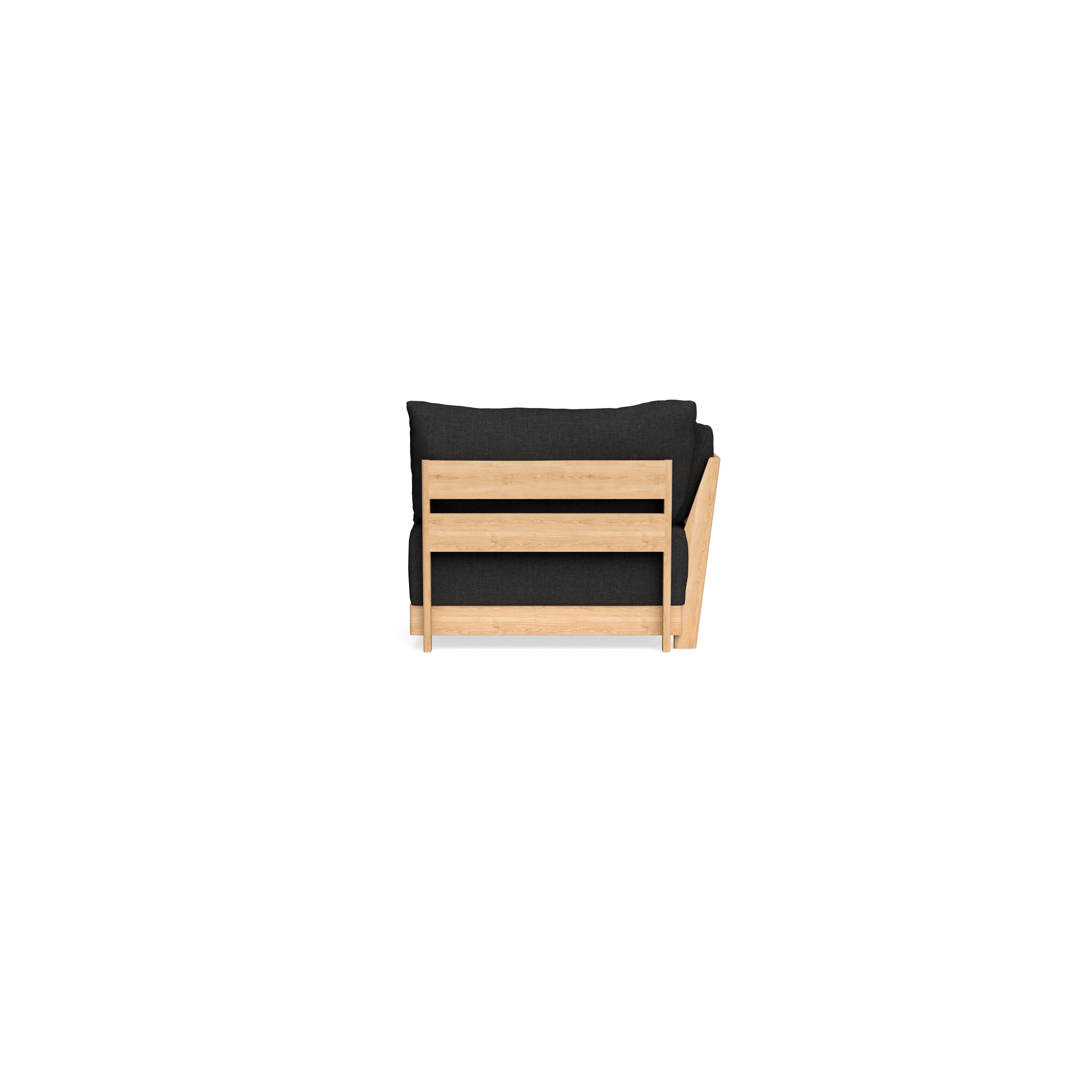Slipcover Only - Modular Bondi End Chair in Peppercorn