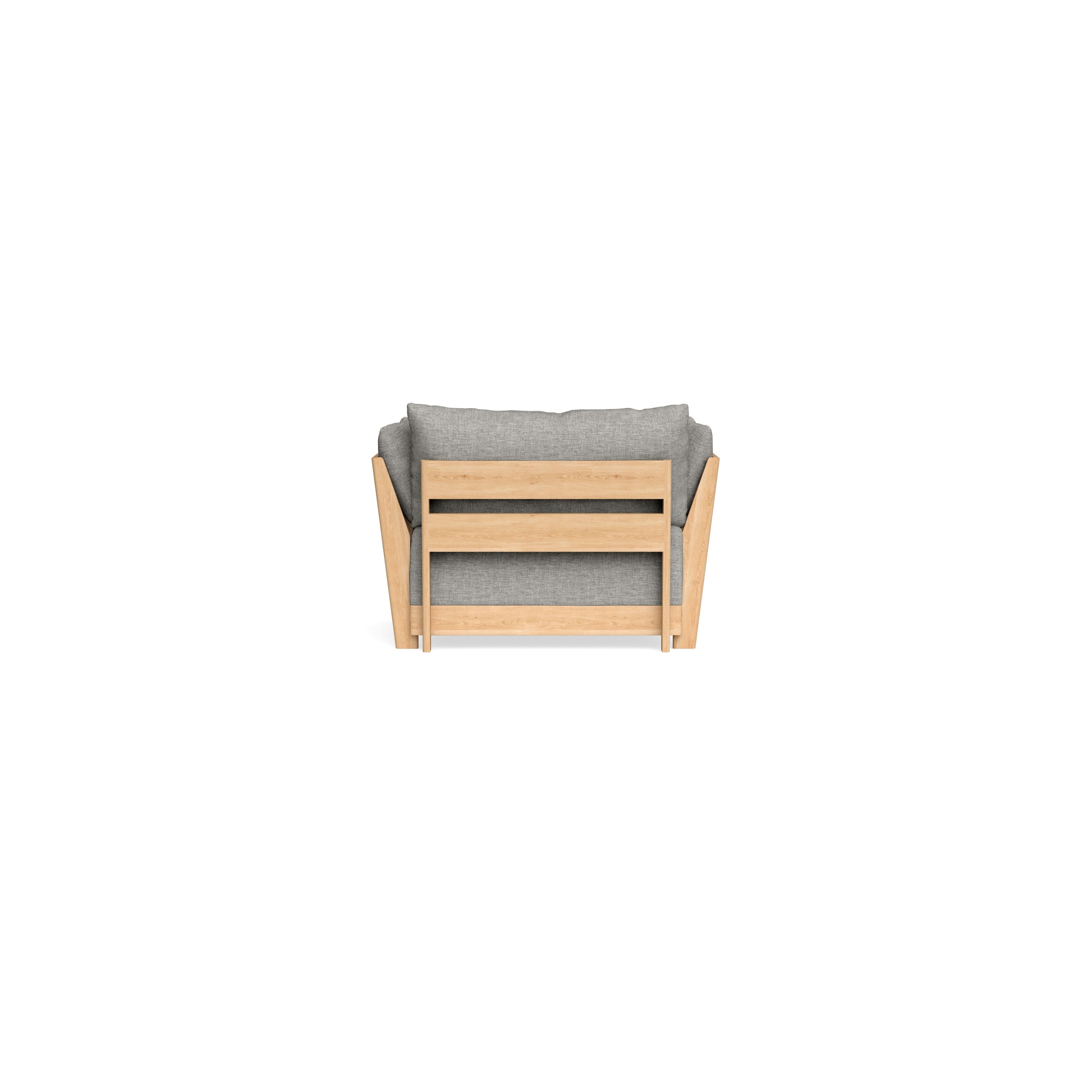 Modular Bondi Latte Armchair in Fog | Classic Blend