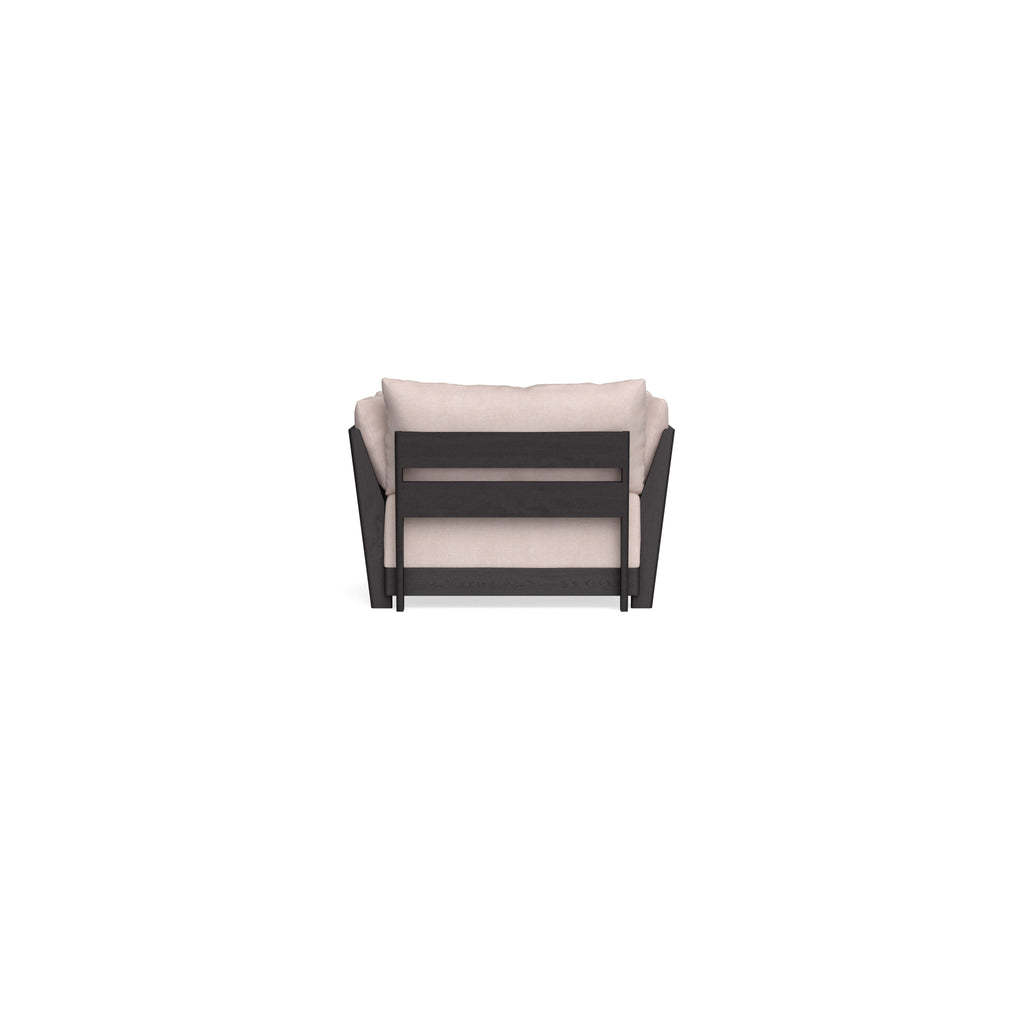 Modular Bondi Black Armchair in Blush | Classic Blend