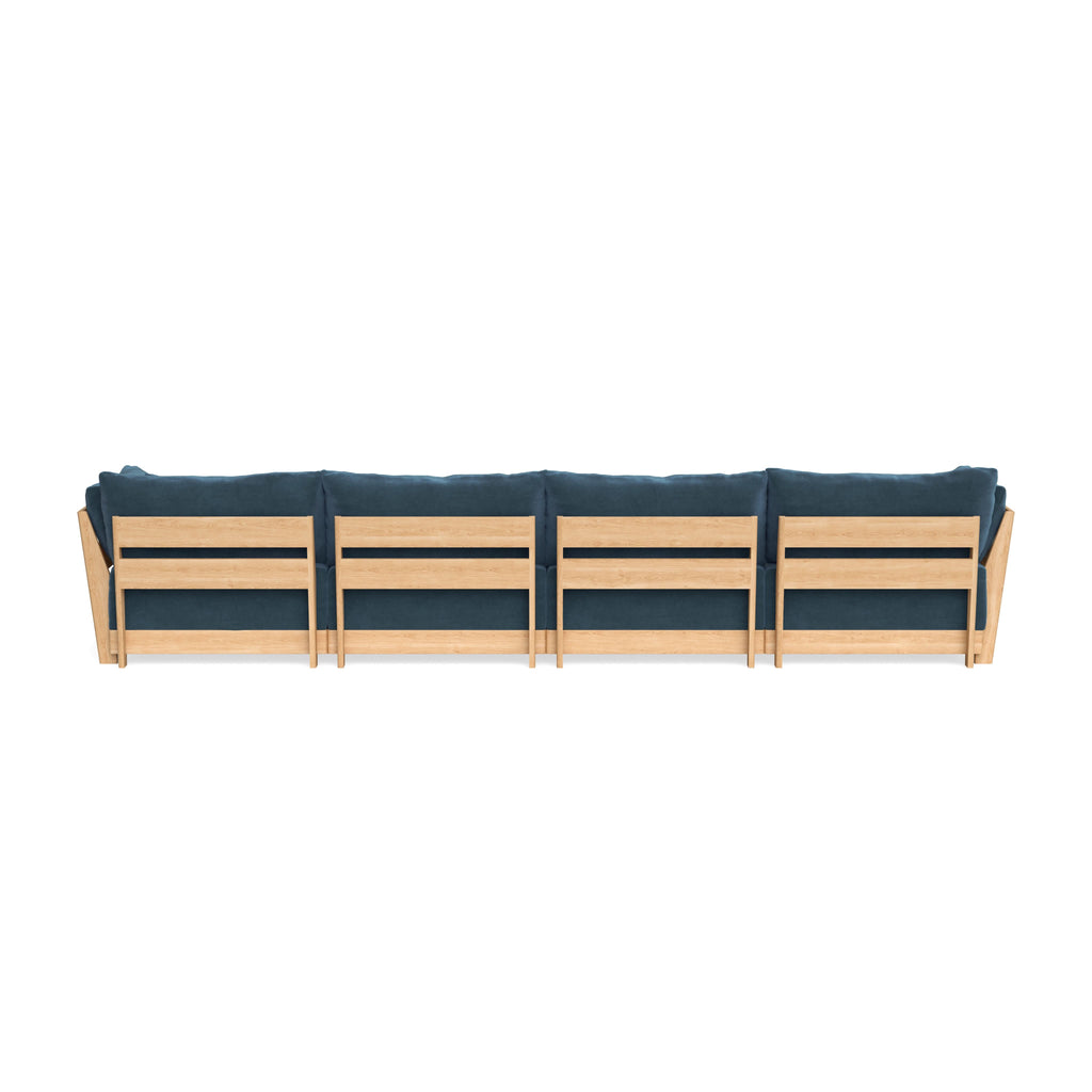 Slipcover Only - Modular Bondi 4-Seater Sofa in Oxford Blue