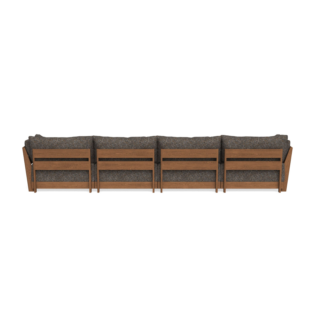Modular Bondi Espresso 4-Seater Sofa in Eclipse | Classic Blend