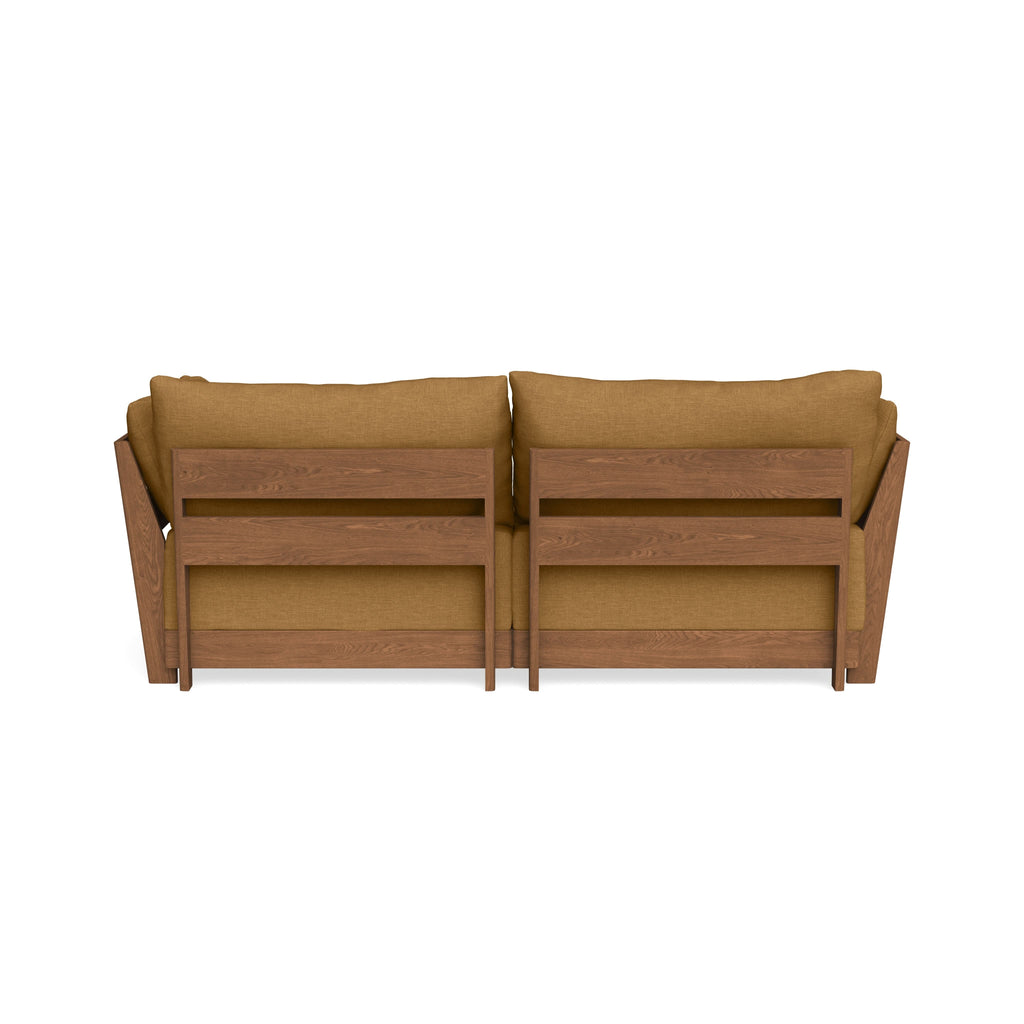 Modular Bondi Espresso 2-Seater Sofa in Dijon | Classic Blend