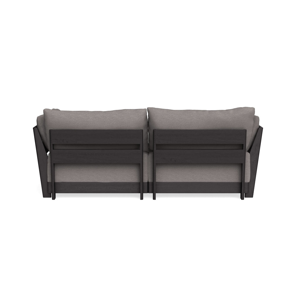 Modular Bondi Black 2-Seater Sofa in Cement | Classic Blend