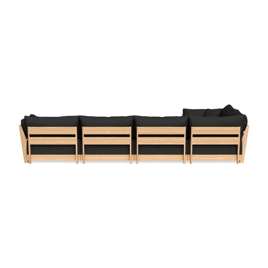 Slipcover Only - Modular Bondi 5-Seater L-Sectional in Peppercorn