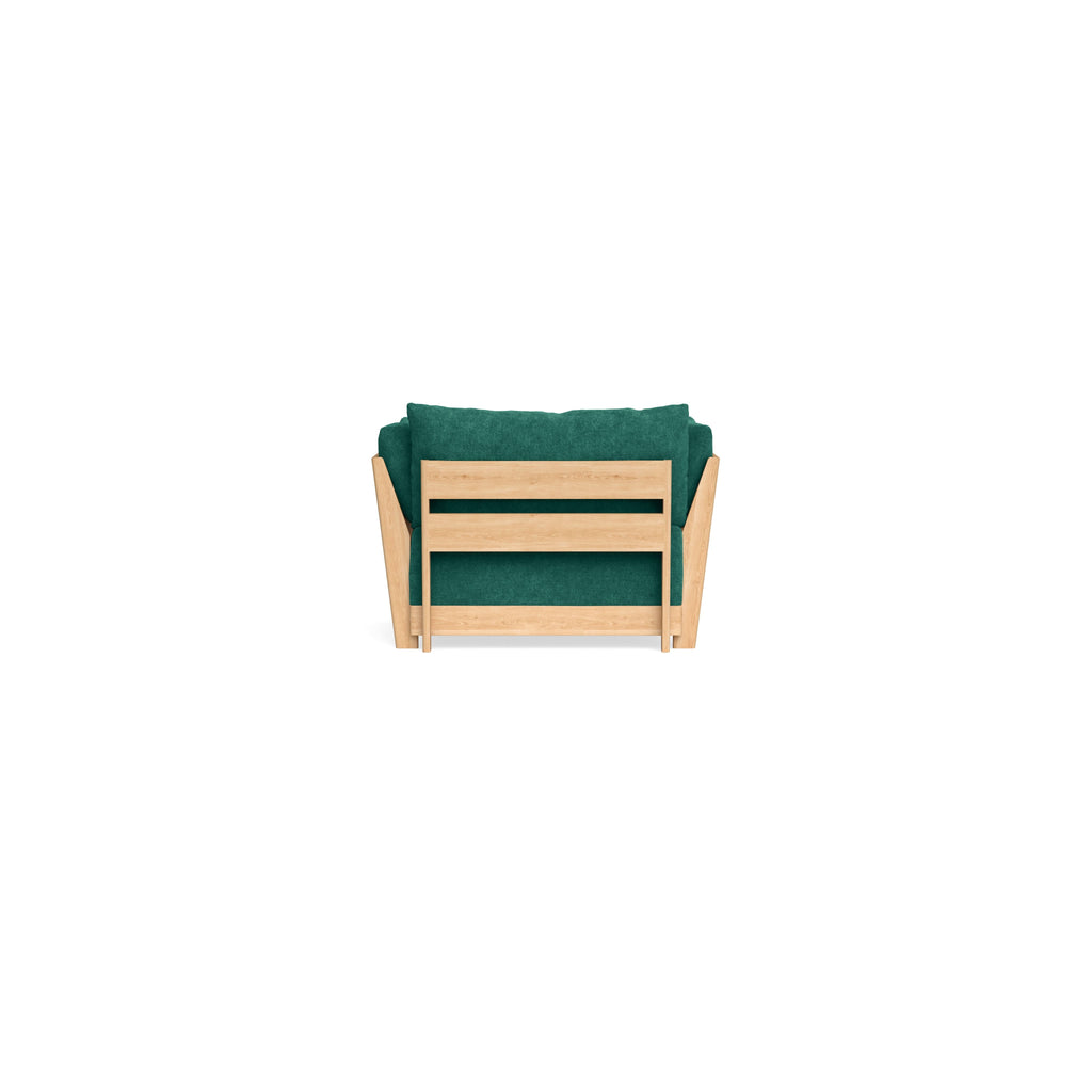 Modular Bondi Latte Armchair in Jade Green | Classic Blend