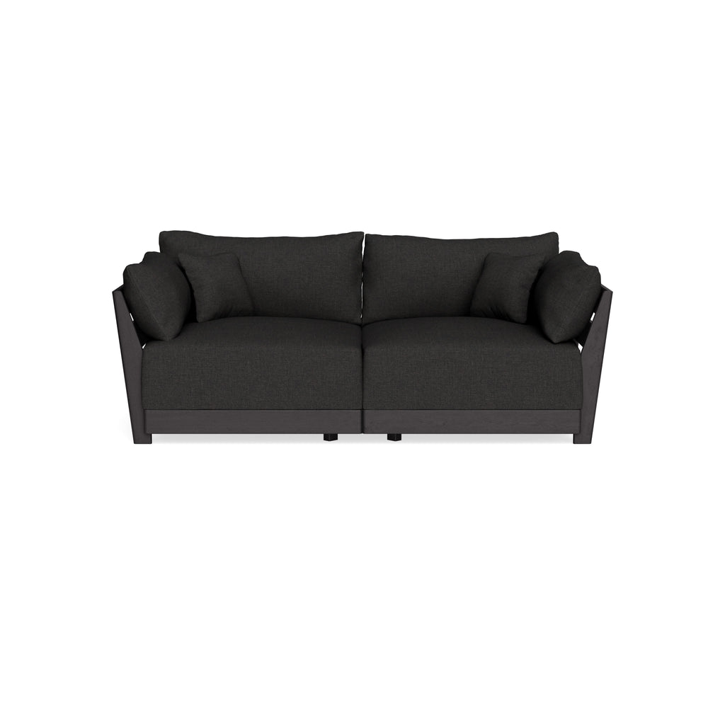 Modular Bondi Black 2-Seater Sofa in Peppercorn | Classic Blend