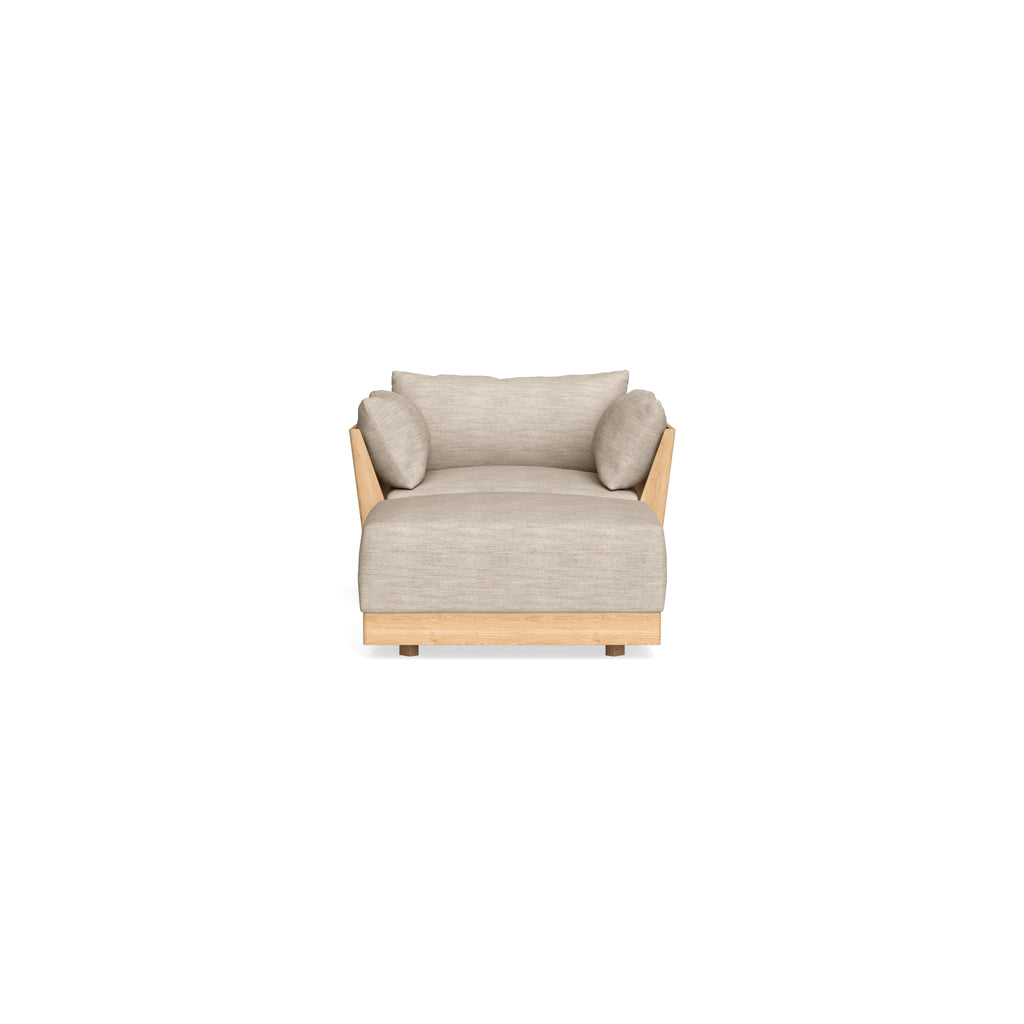 Slipcover Only - Modular Bondi Armchair + Ottoman in Wheat