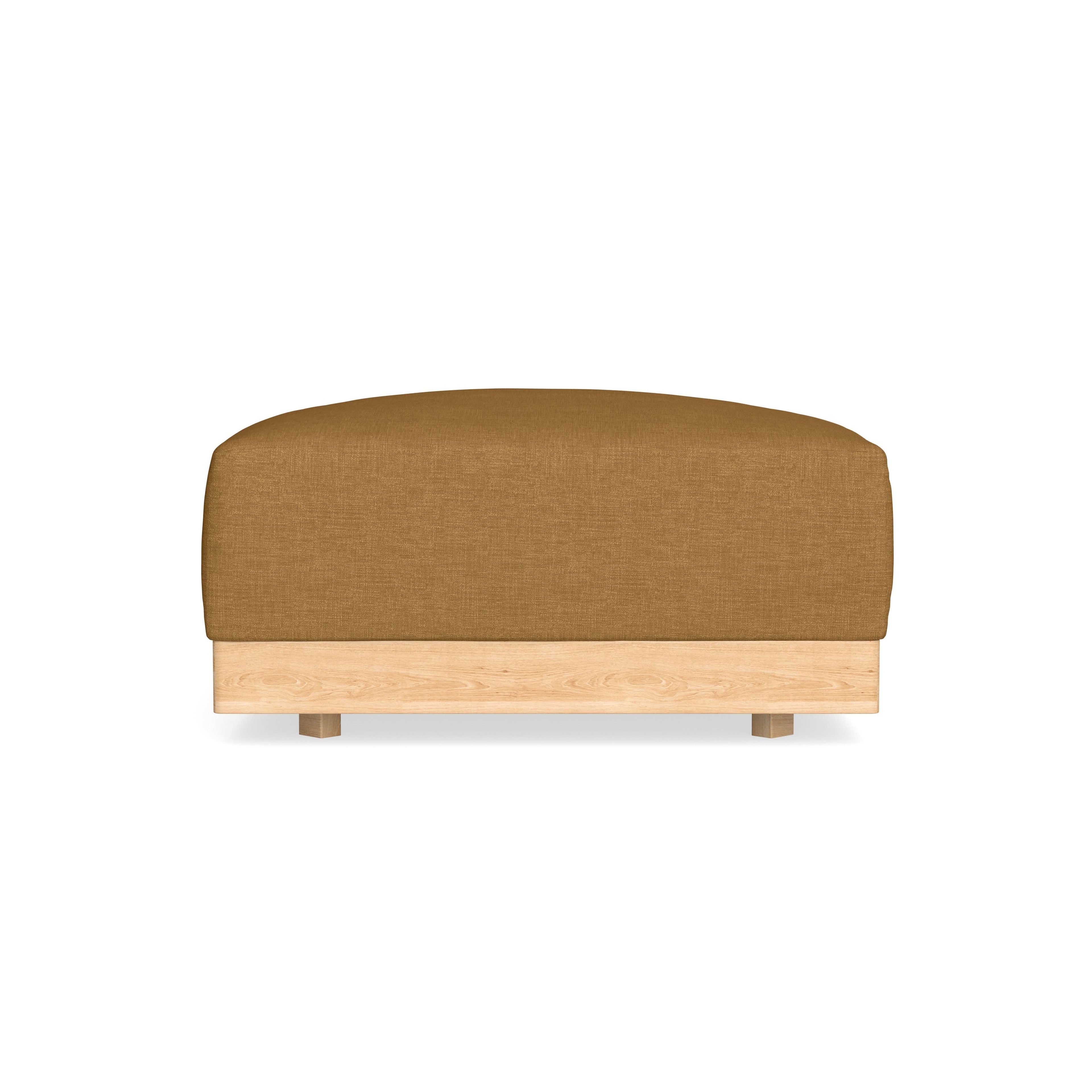 Modular Bondi Latte Ottoman in Dijon | Memory Foam Blend