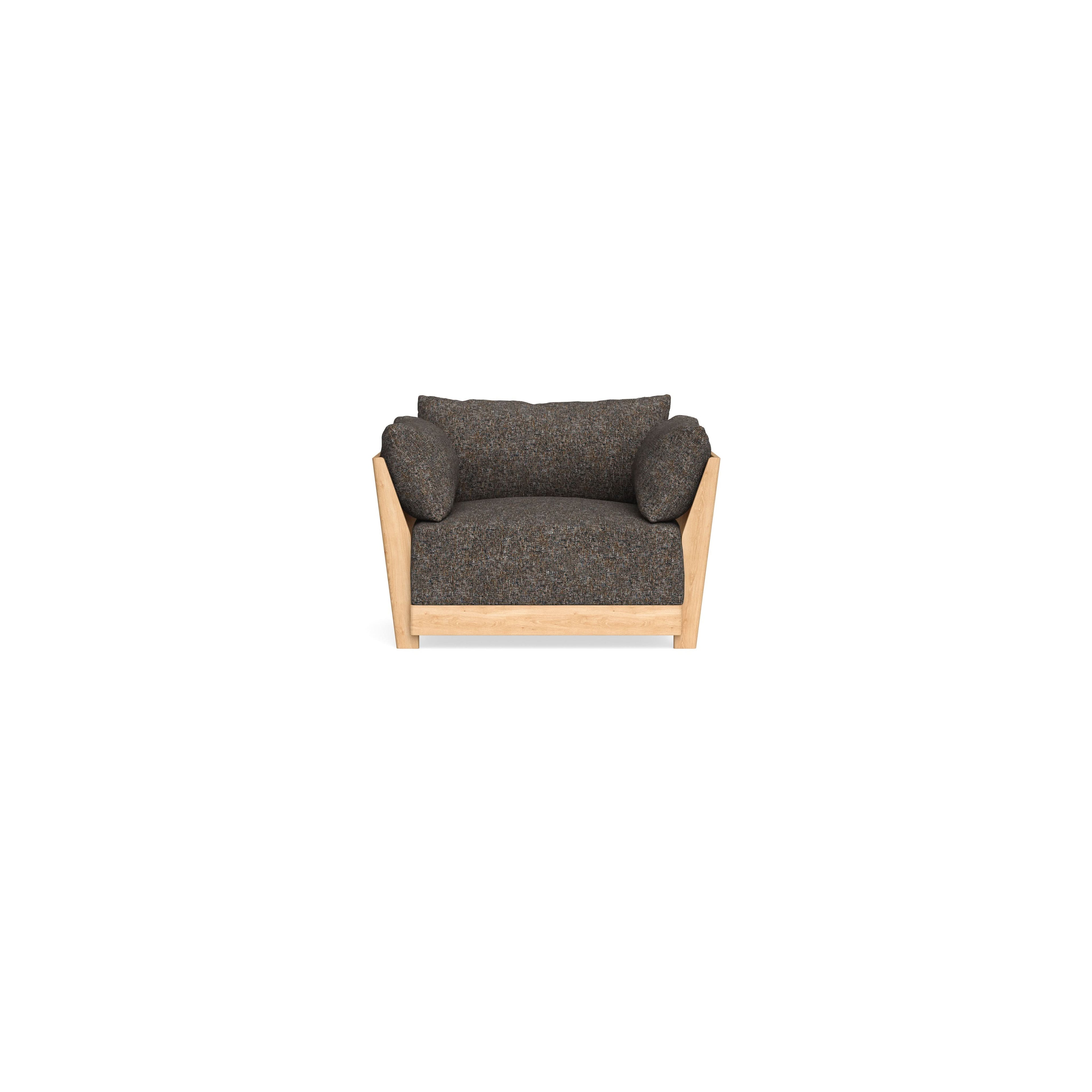 Modular Bondi Latte Armchair in Eclipse | Classic Blend