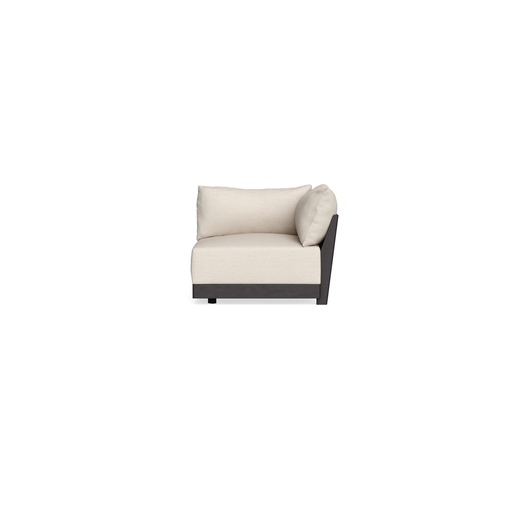 Modular Bondi Black Corner Chair in Seashell | Classic Blend