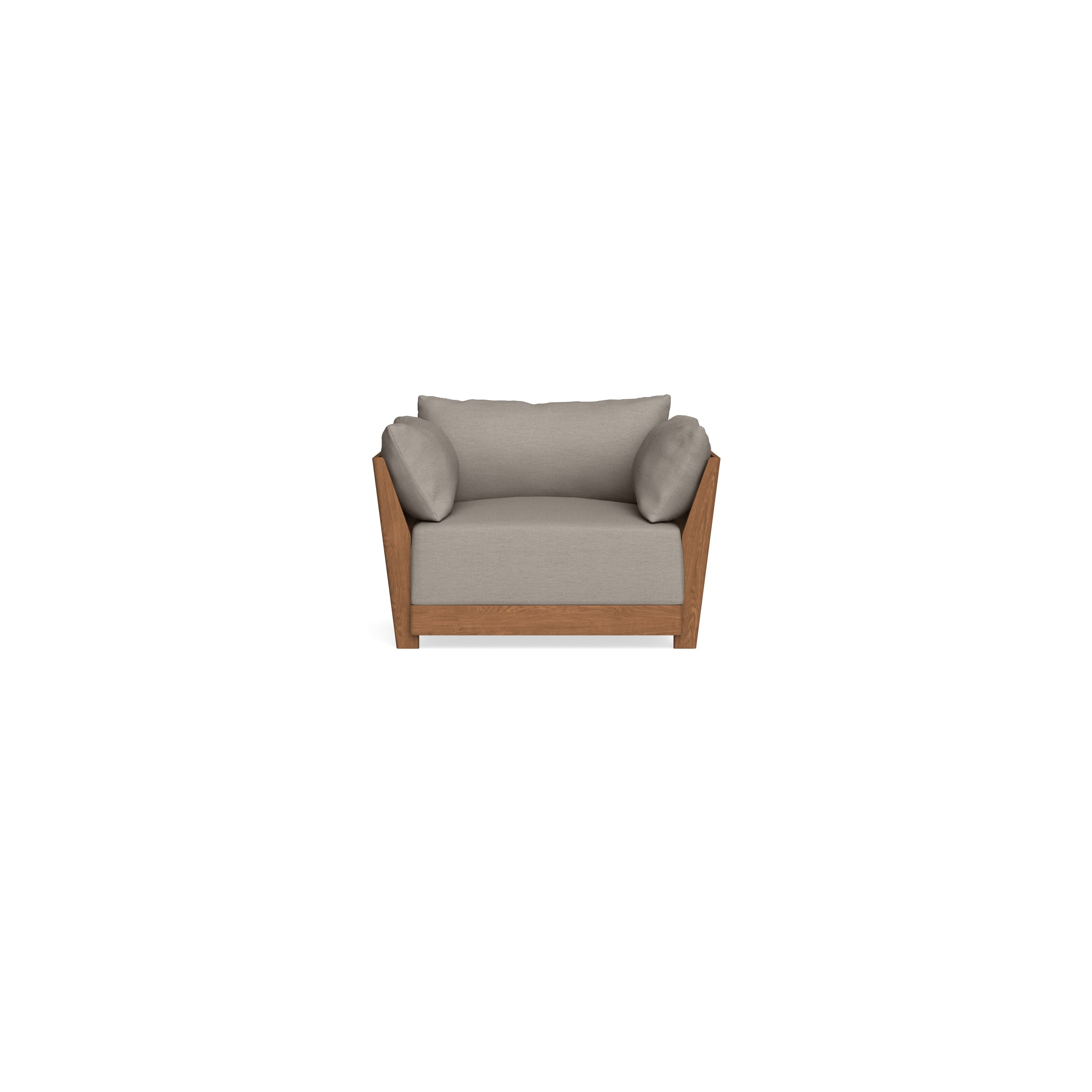 Modular Bondi Espresso Armchair in Cinder Gray | Classic Blend