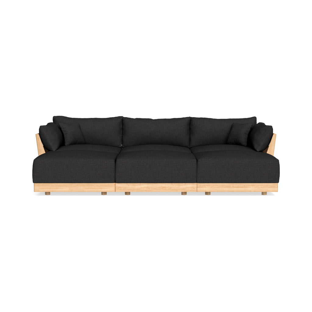 Slipcover Only - Modular Bondi 3-Seater Daybed Sofa Sectional in Peppercorn
