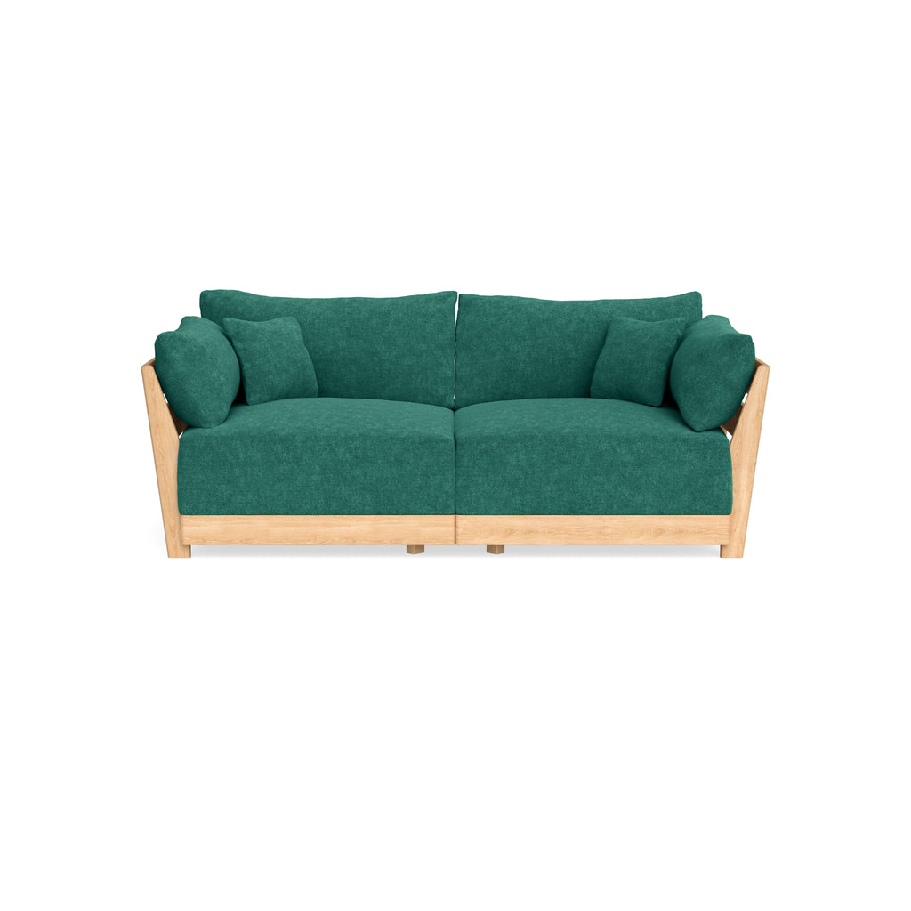 Slipcover Only - Modular Bondi 2-Seater Sofa in Jade Green