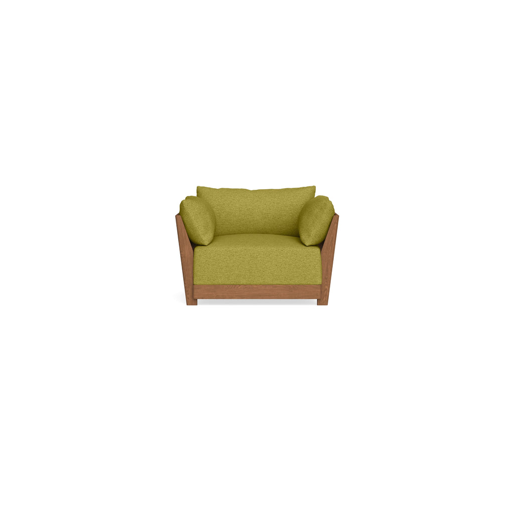 Modular Bondi Espresso Armchair in Avocado | Classic Blend