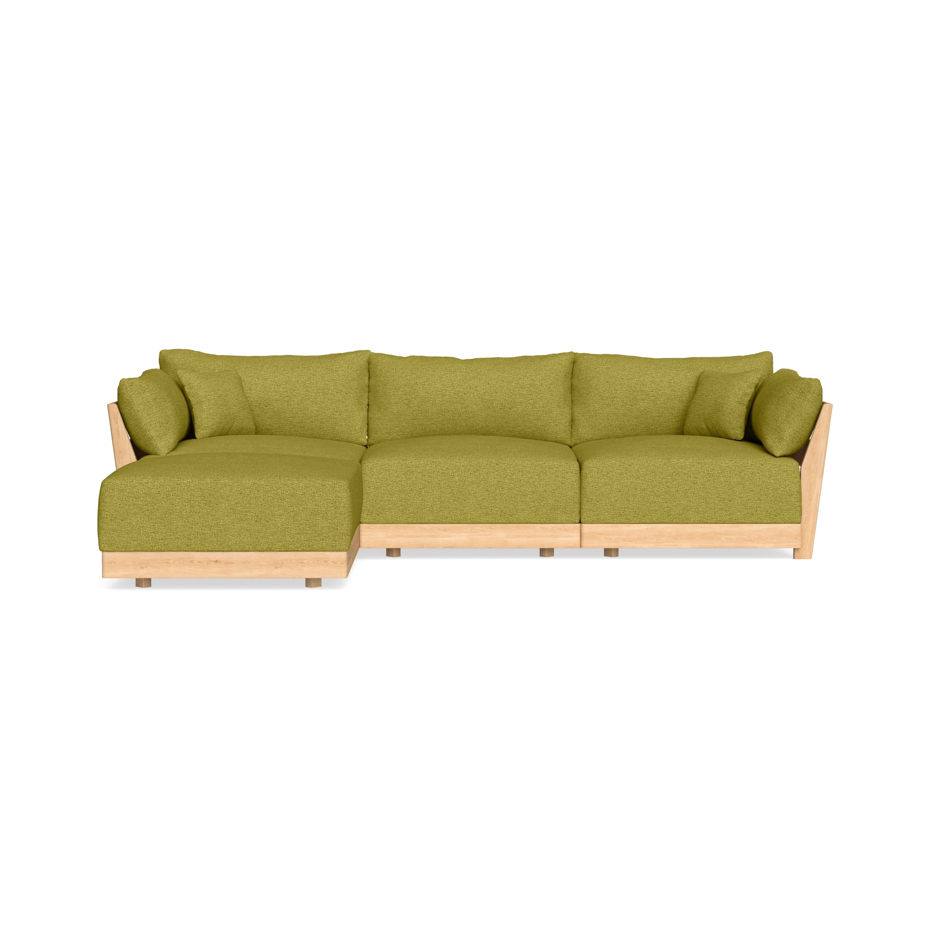 Slipcover Only - Modular Bondi 3-Seater Sectional in Avocado