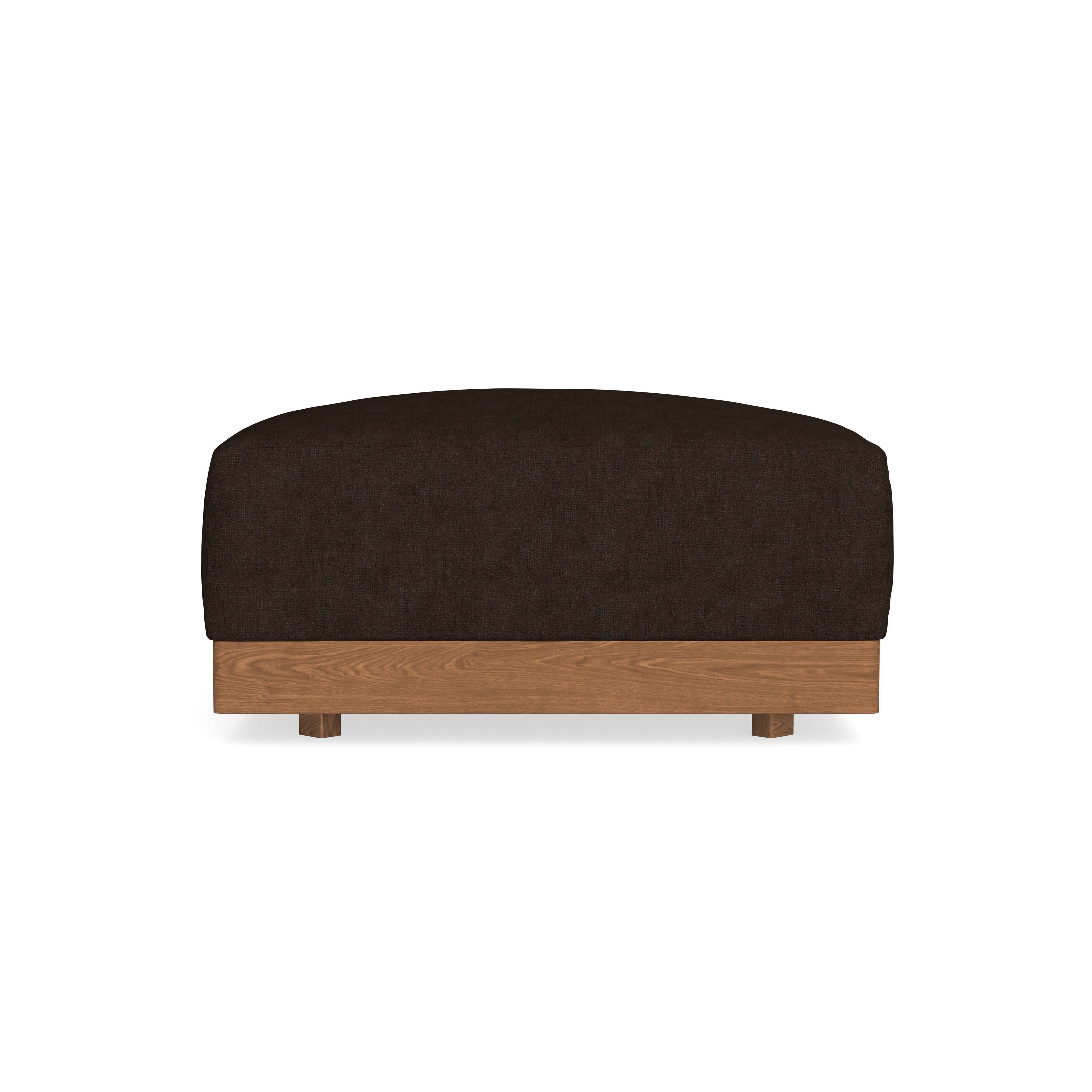 Modular Bondi Espresso Ottoman in Espresso | Classic Blend