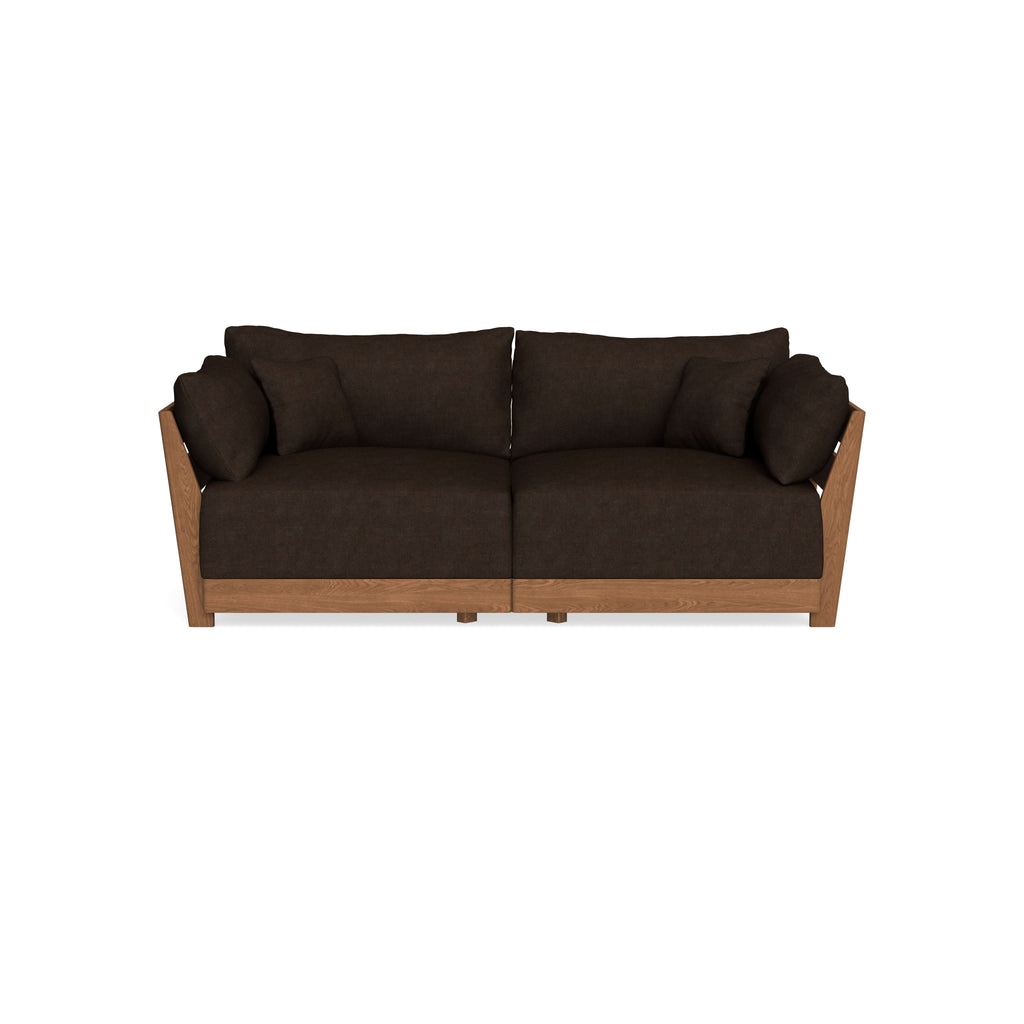 Modular Bondi Espresso 2-Seater Sofa in Espresso | Memory Foam Blend