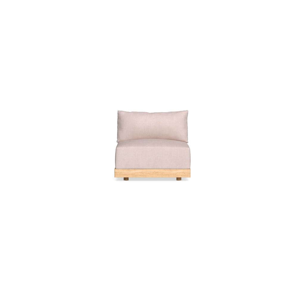Slipcover Only - Modular Bondi Armless Chair in Blush