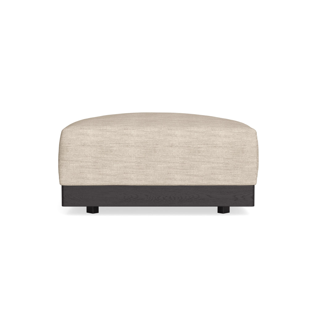 Modular Bondi Black Ottoman in Wheat | Memory Foam Blend
