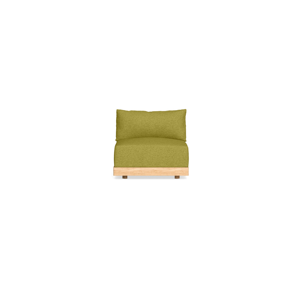 Slipcover Only - Modular Bondi Armless Chair in Avocado