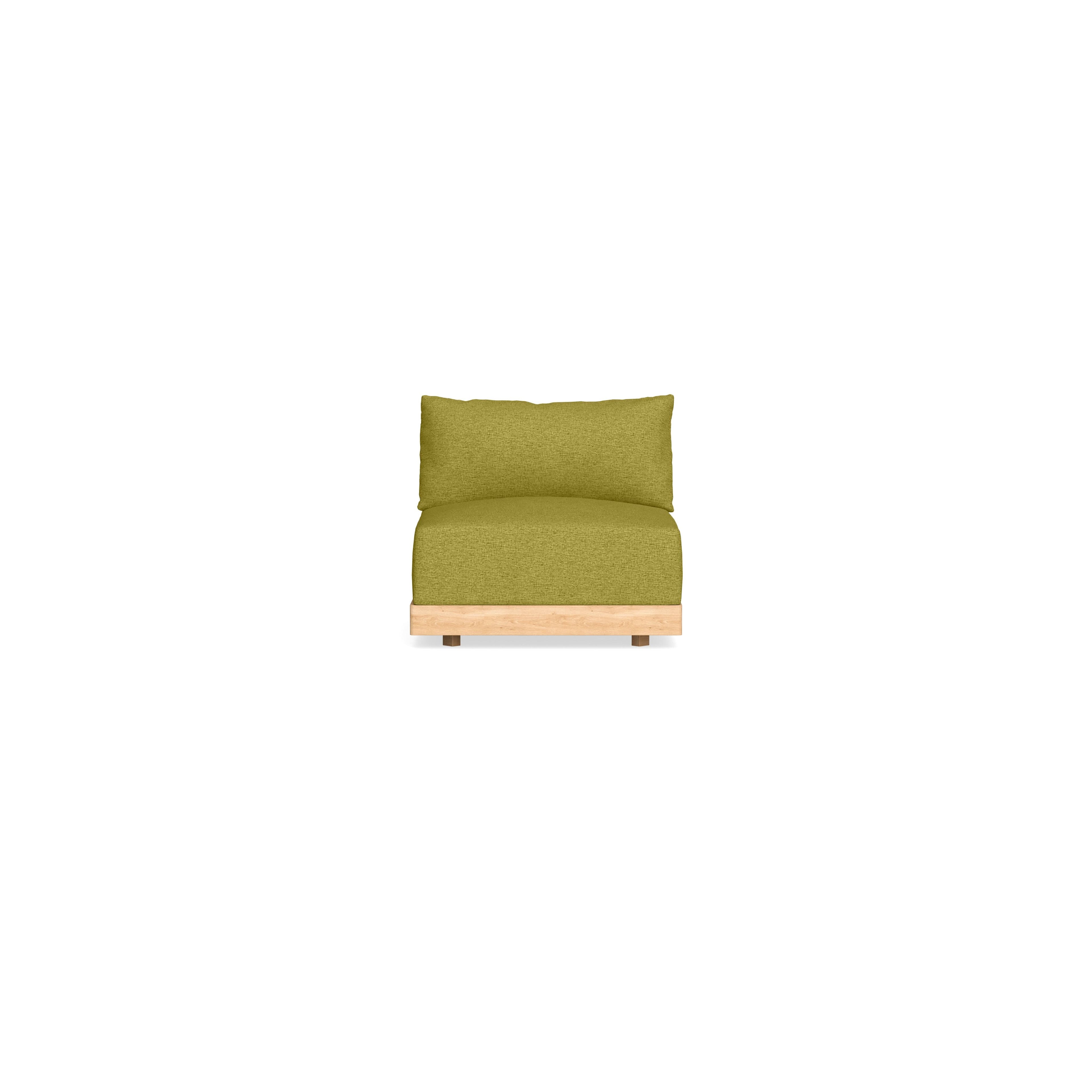 Slipcover Only - Modular Bondi Armless Chair in Avocado