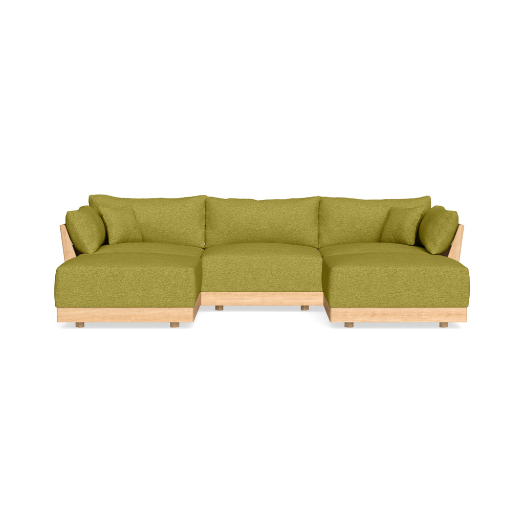 Slipcover Only - Modular Bondi 3-Seater U-Sectional in Avocado