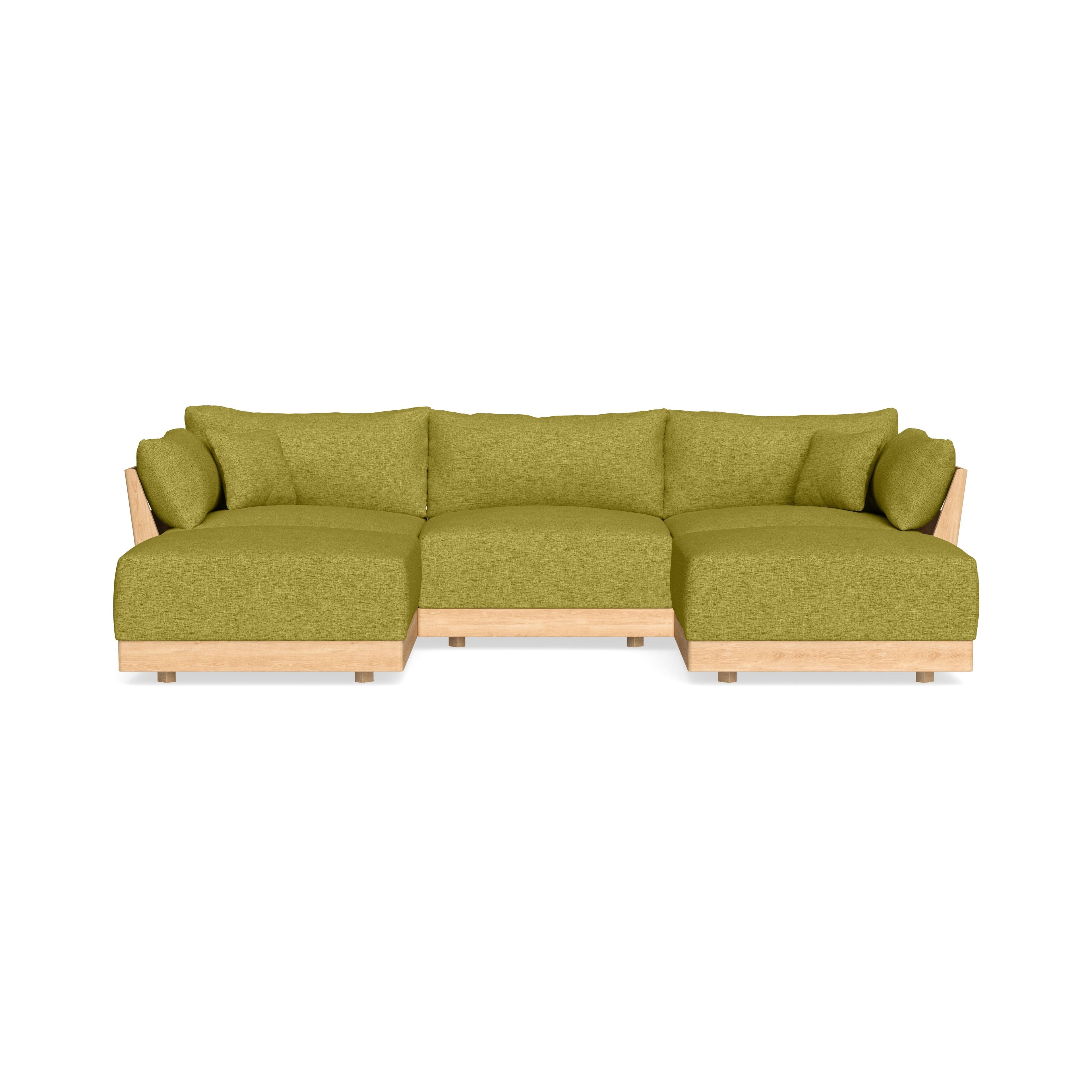 Slipcover Only - Modular Bondi 3-Seater U-Sectional in Avocado