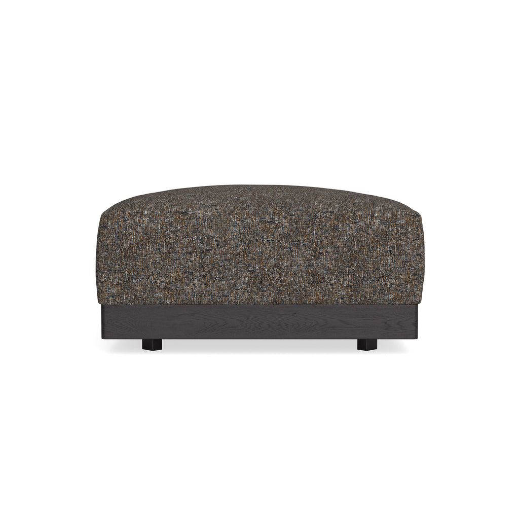 Modular Bondi Black Ottoman in Eclipse | Classic Blend