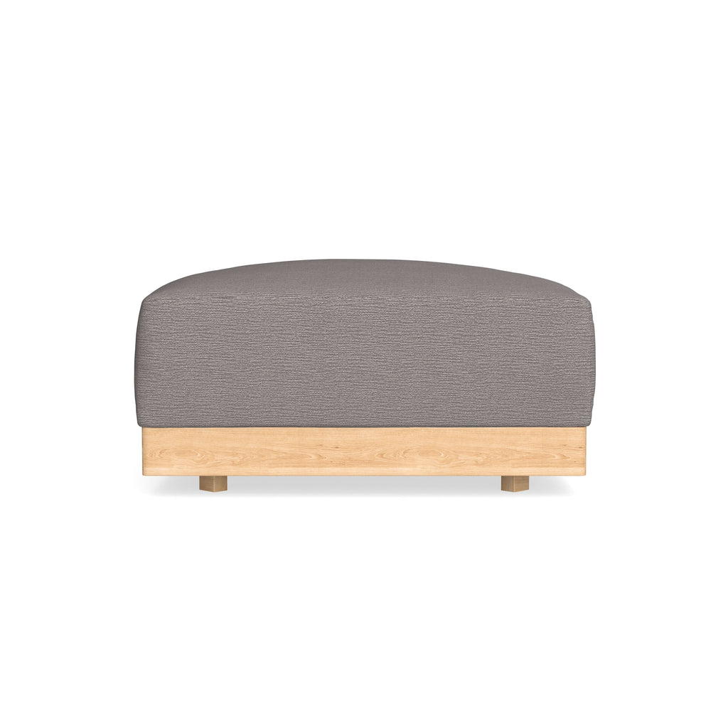 Modular Bondi Latte Ottoman in Cement | Memory Foam Blend