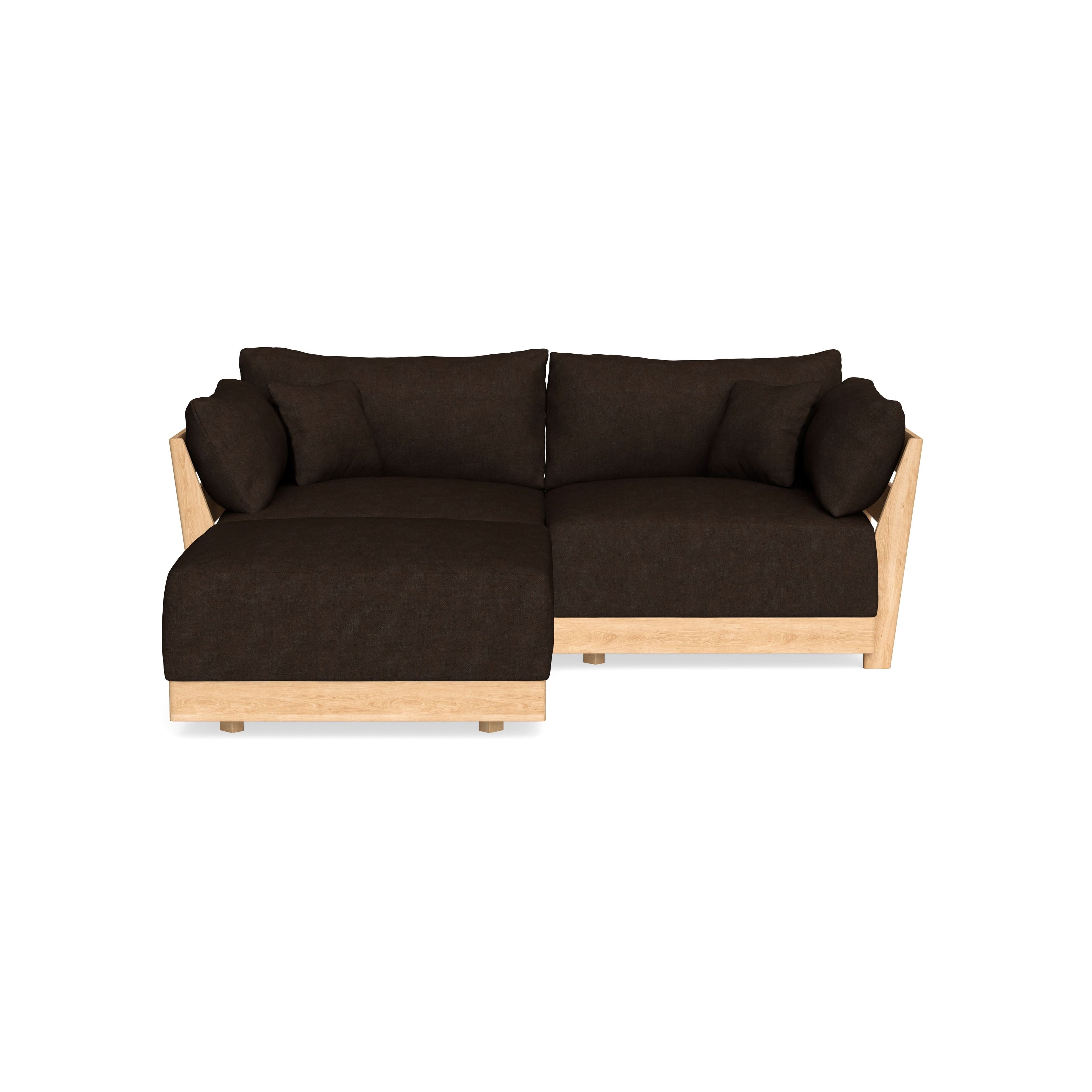 Slipcover Only - Modular Bondi 2-Seater Sectional in Espresso