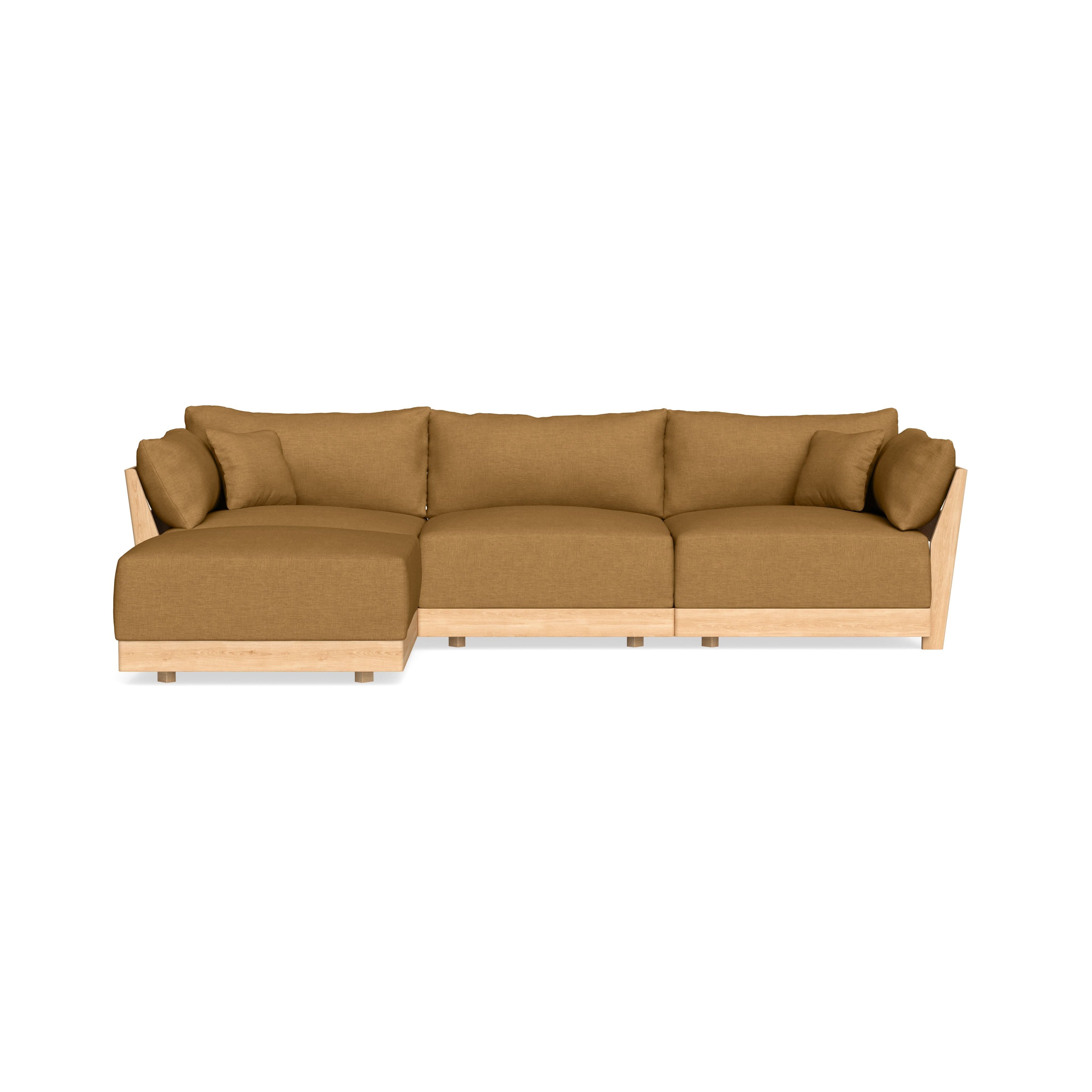 Slipcover Only - Modular Bondi 3-Seater Sectional in Dijon