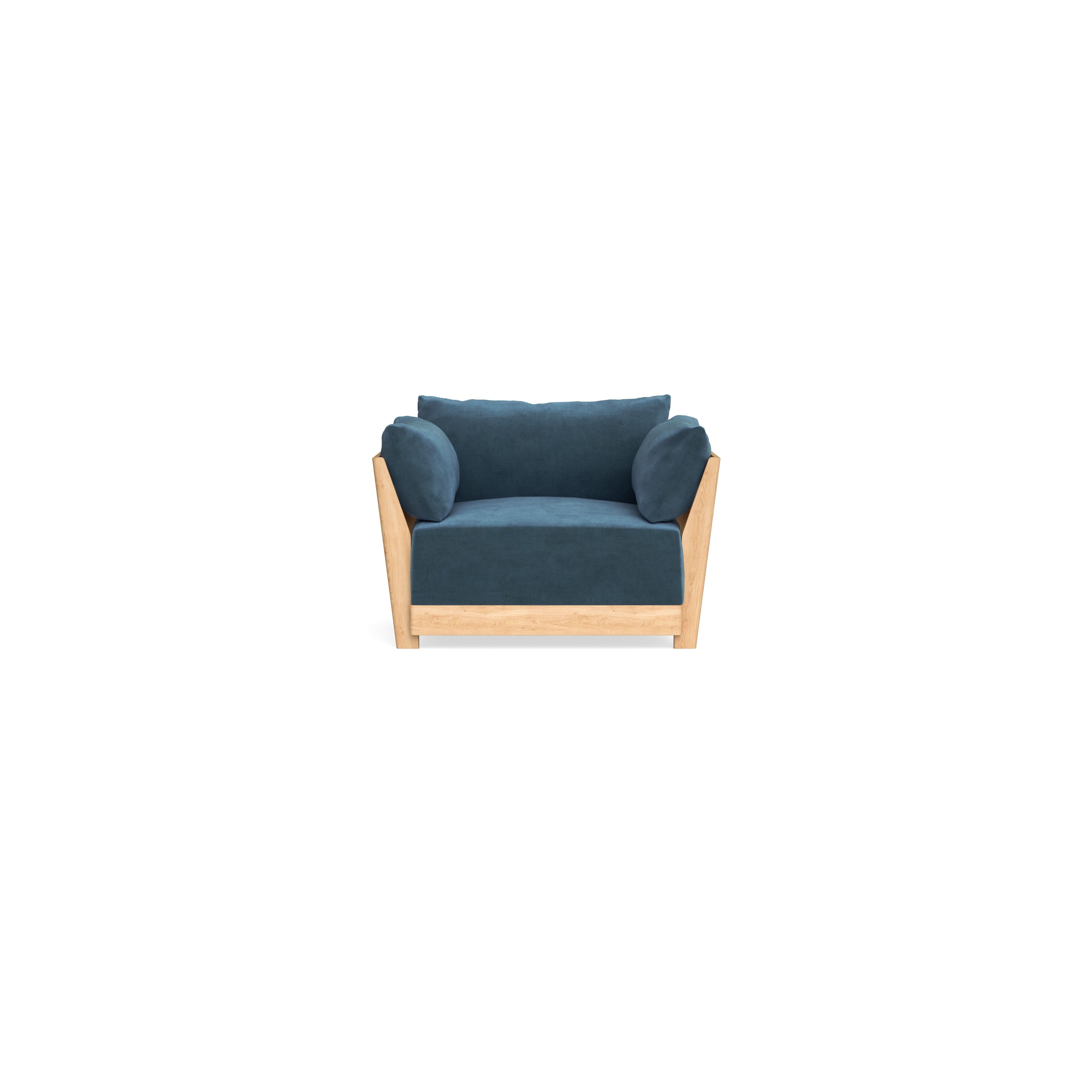 Slipcover Only - Modular Bondi Armchair in Oxford Blue