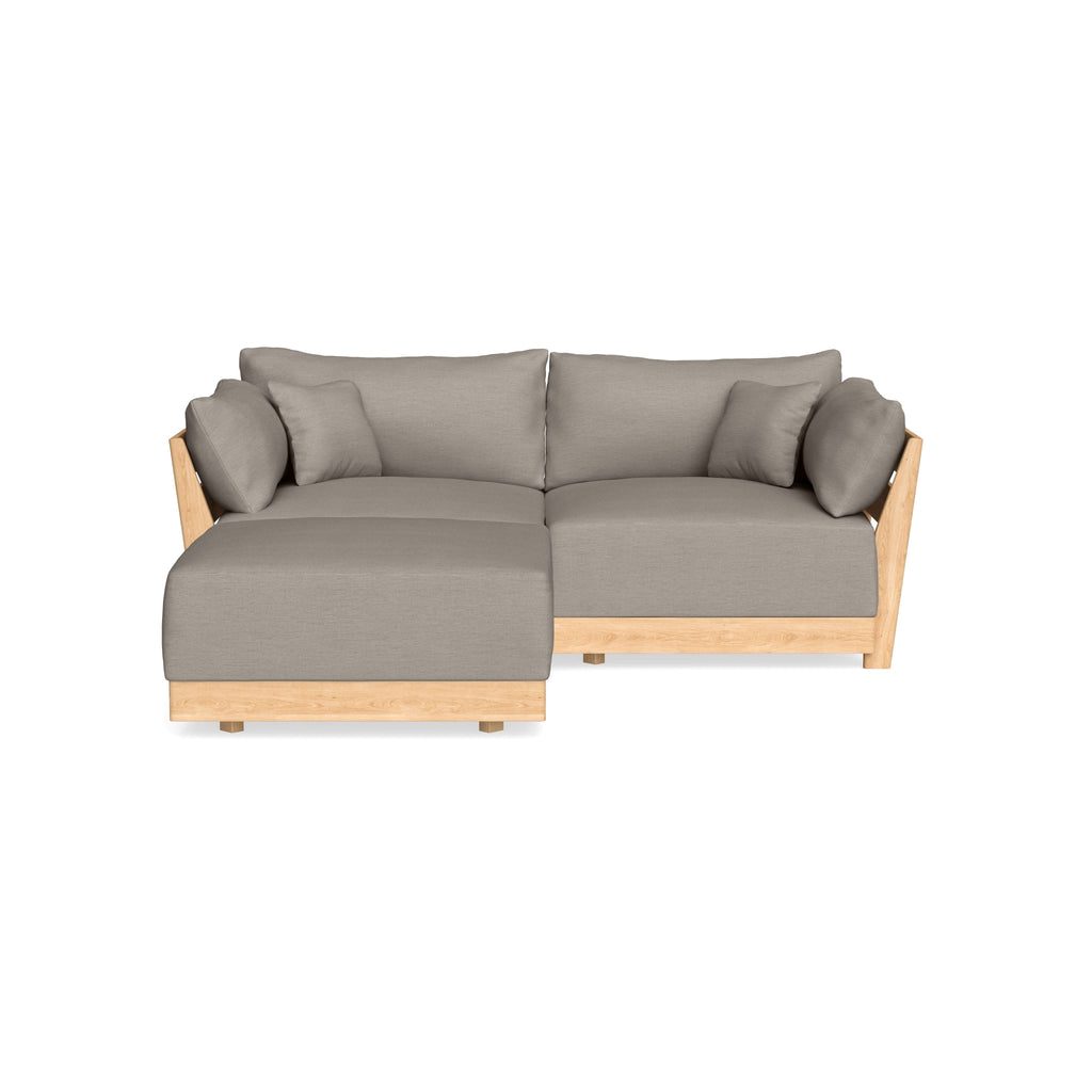 Slipcover Only - Modular Bondi 2-Seater Sectional in Cinder Gray