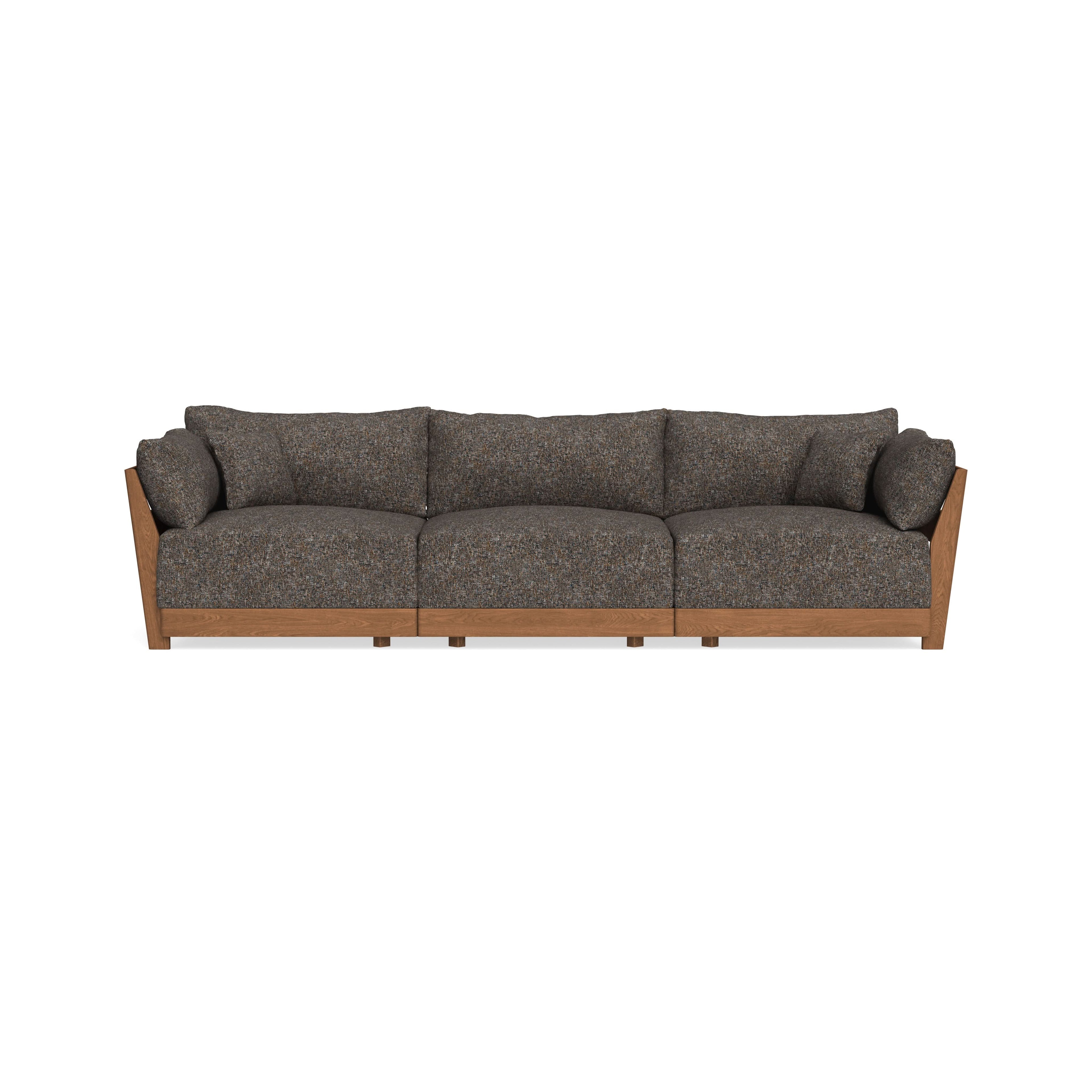 Modular Bondi Espresso 3-Seater Sofa in Eclipse | Classic Blend