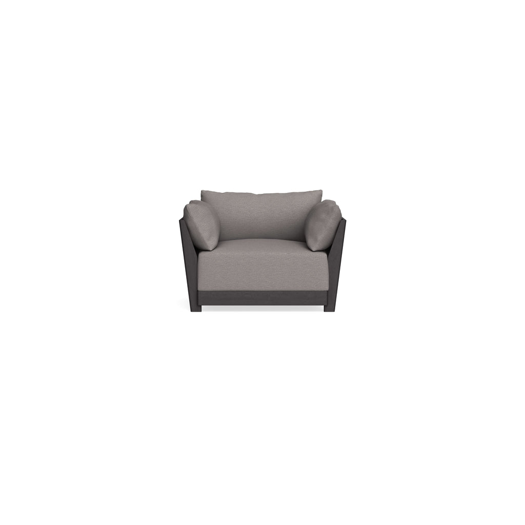 Modular Bondi Black Armchair in Cement | Classic Blend