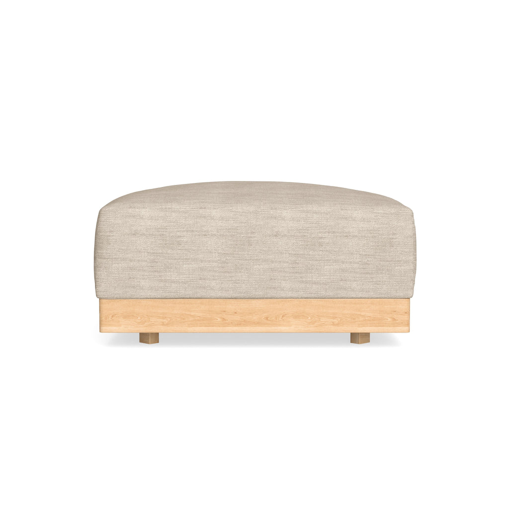 Modular Bondi Latte Ottoman in Wheat | Classic Blend