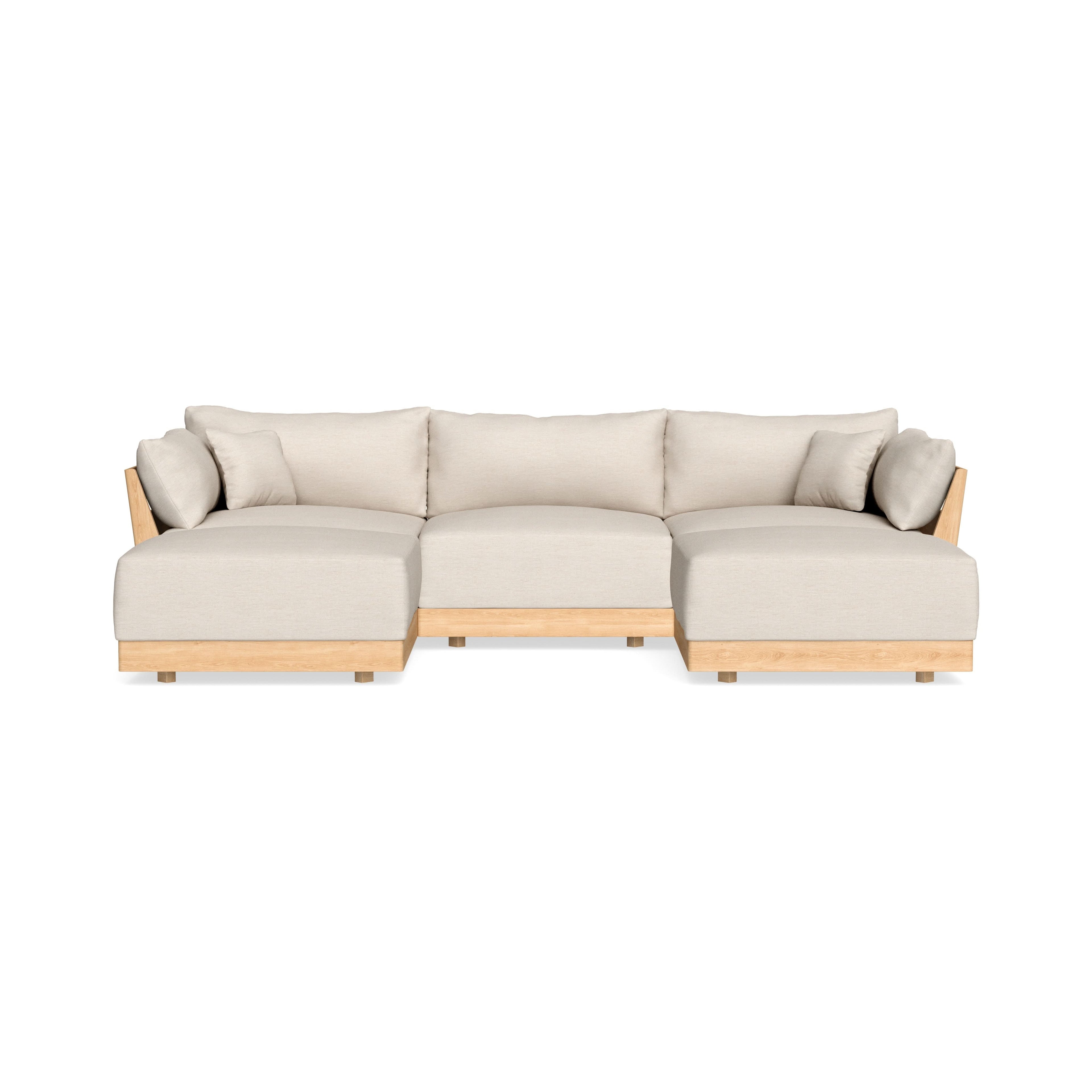 Slipcover Only - Modular Bondi 3-Seater U-Sectional in Seashell