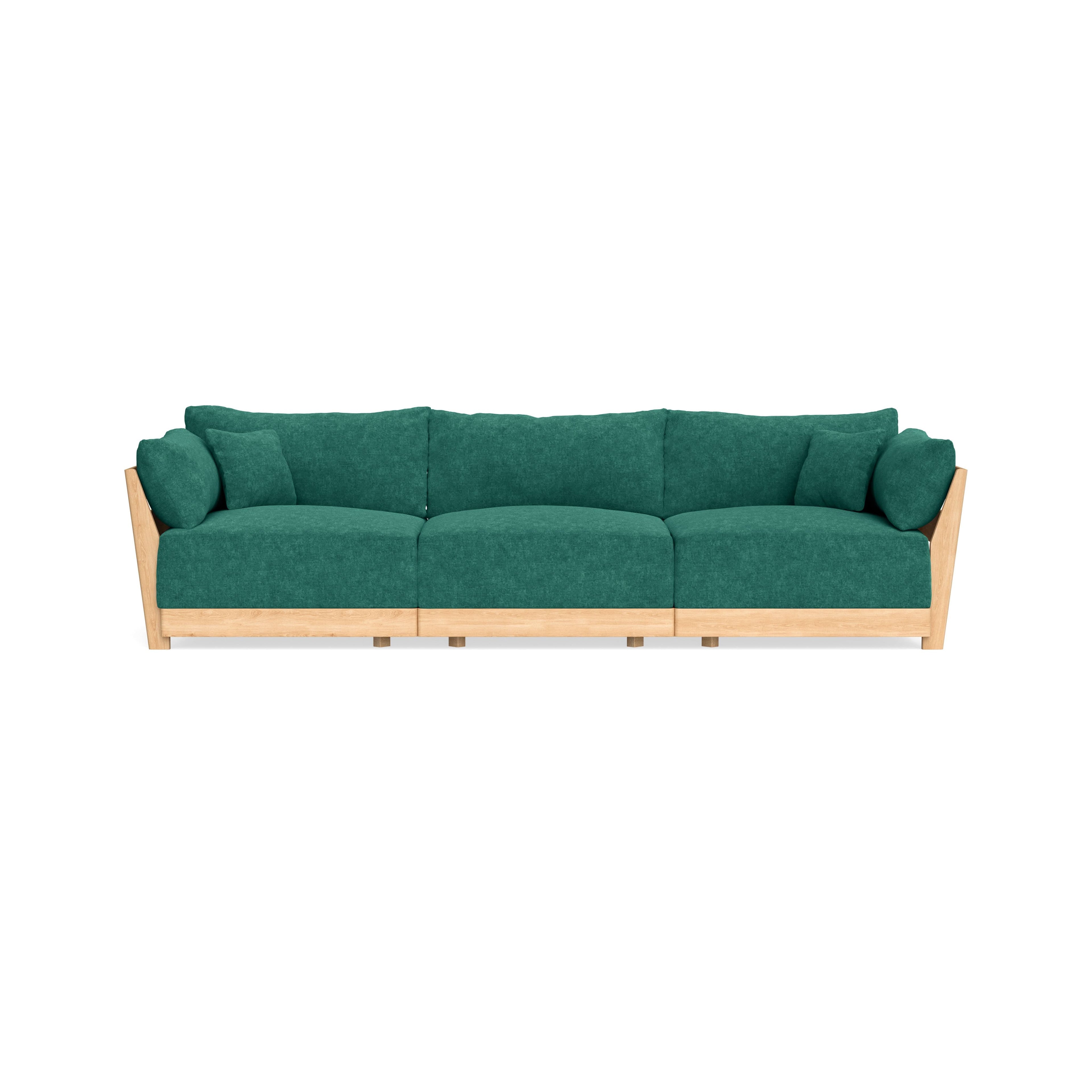 Slipcover Only - Modular Bondi 3-Seater Sofa in Jade Green