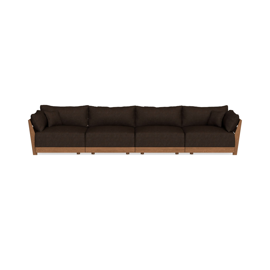 Modular Bondi Espresso 4-Seater Sofa in Espresso | Classic Blend