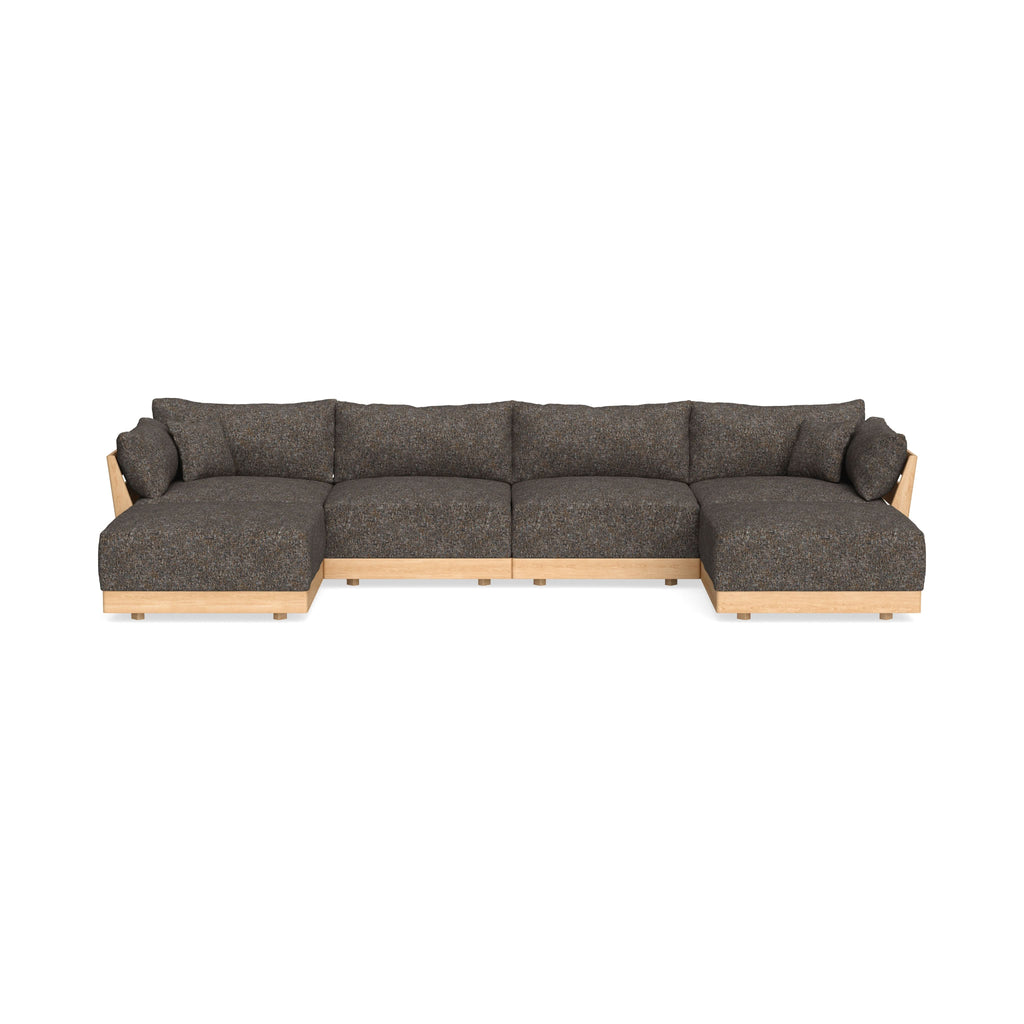 Slipcover Only - Modular Bondi 4-Seater U-Sectional in Eclipse
