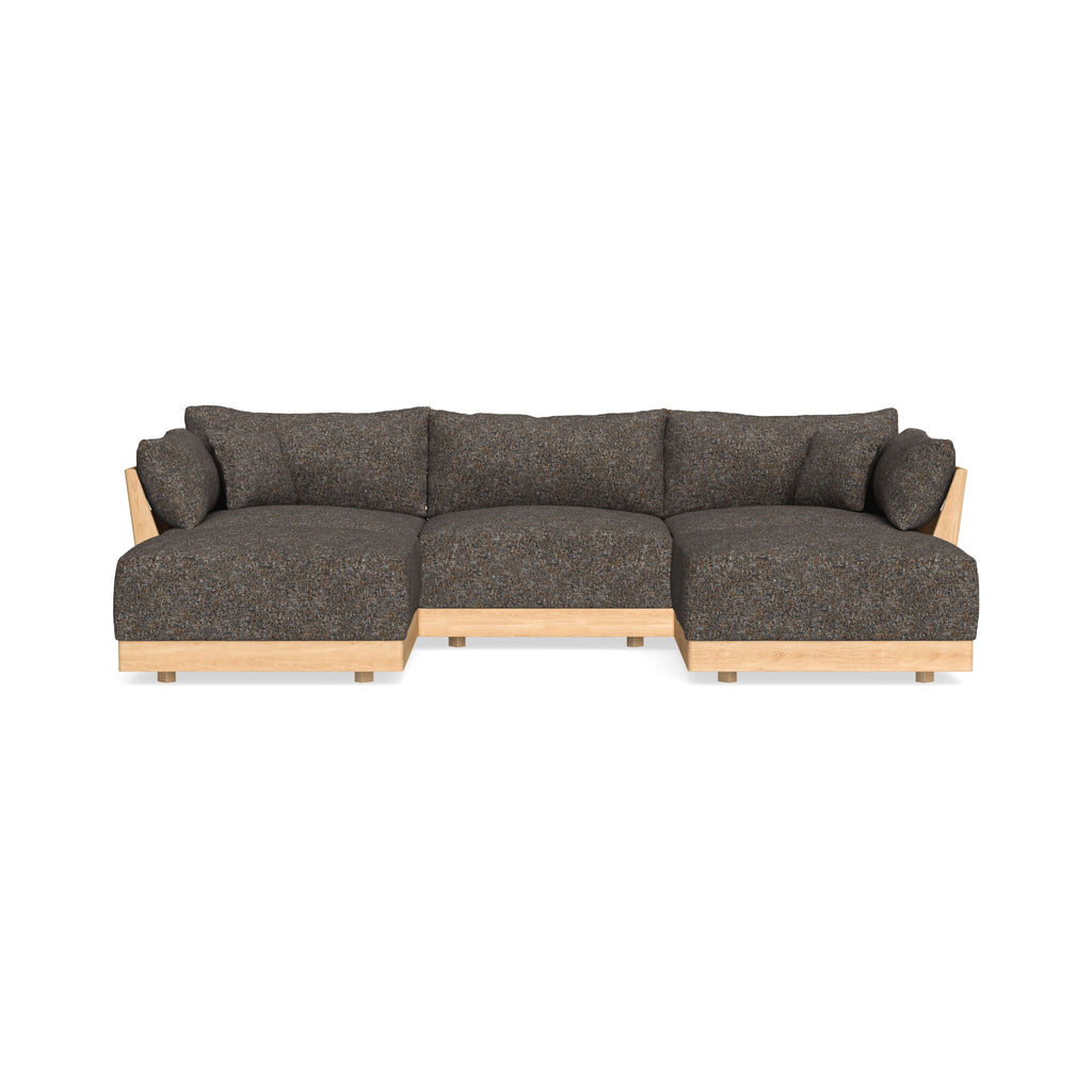 Slipcover Only - Modular Bondi 3-Seater U-Sectional in Eclipse