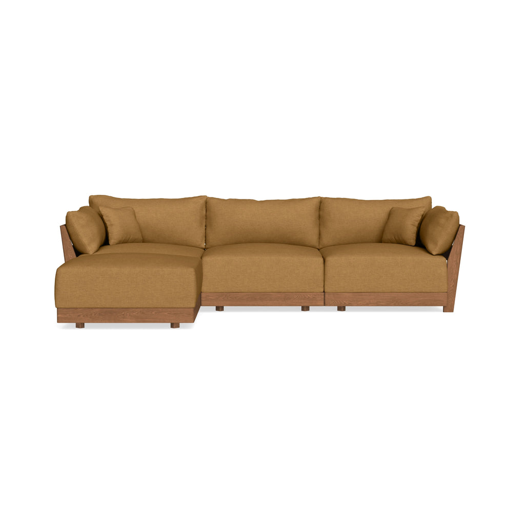 Modular Bondi Espresso 3-Seater Sectional in Dijon | Classic Blend