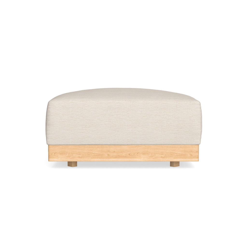 Modular Bondi Latte Ottoman in Seashell | Classic Blend